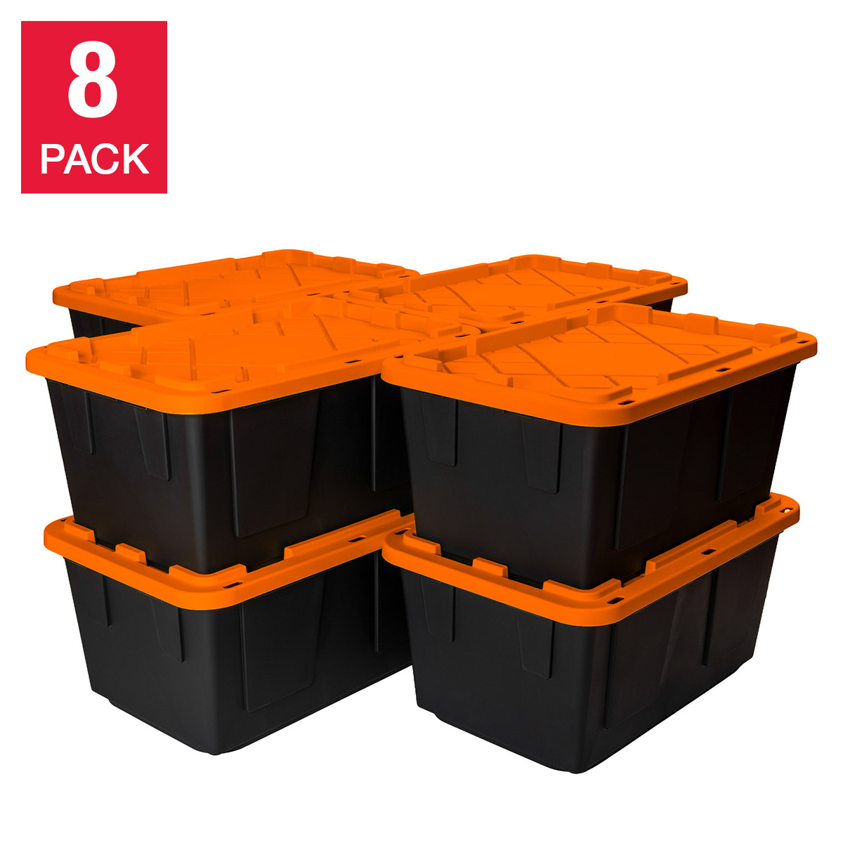 Greenmade 27 Gallon Storage Bin  8-pack