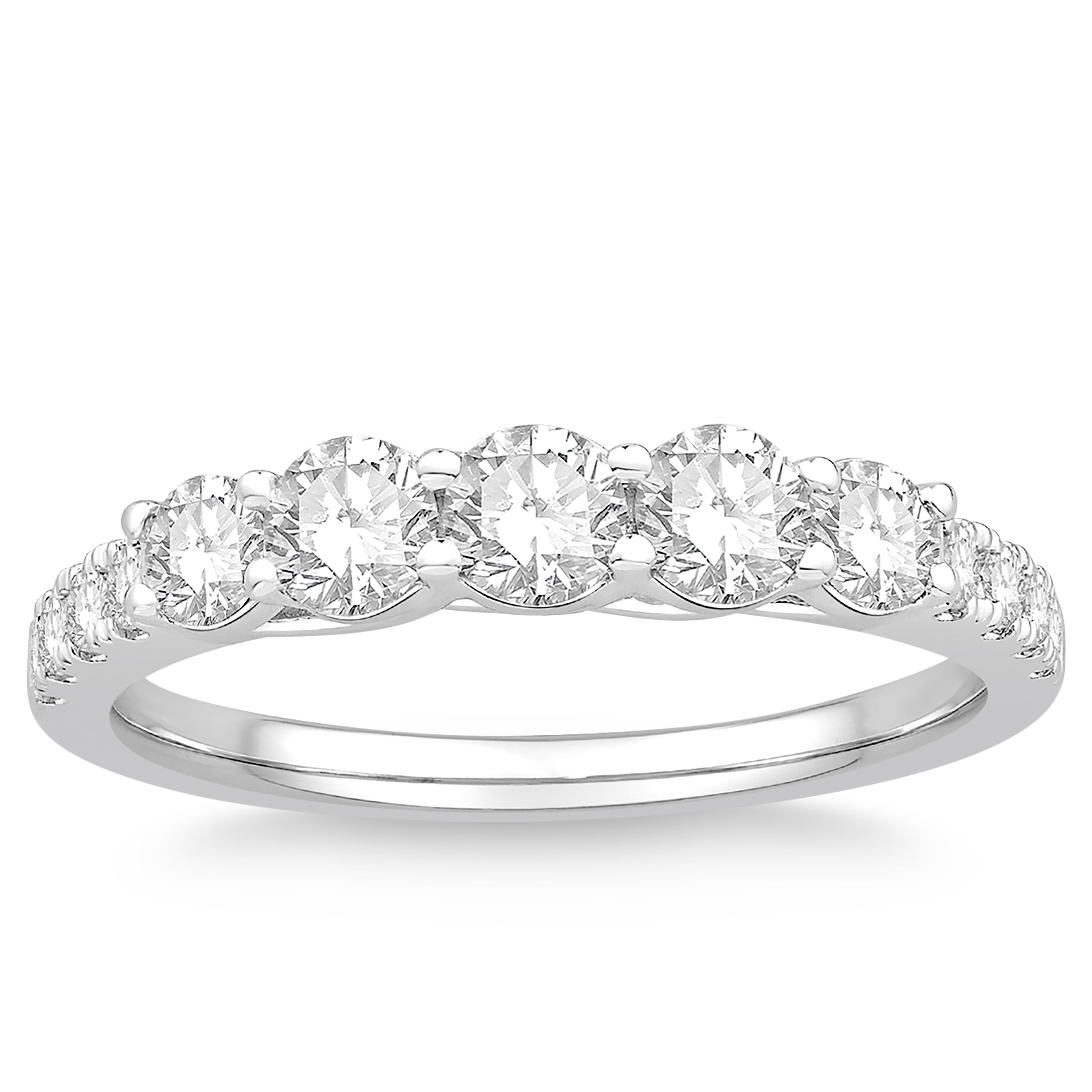 Round Brilliant Diamond Band (0.82 ctw)