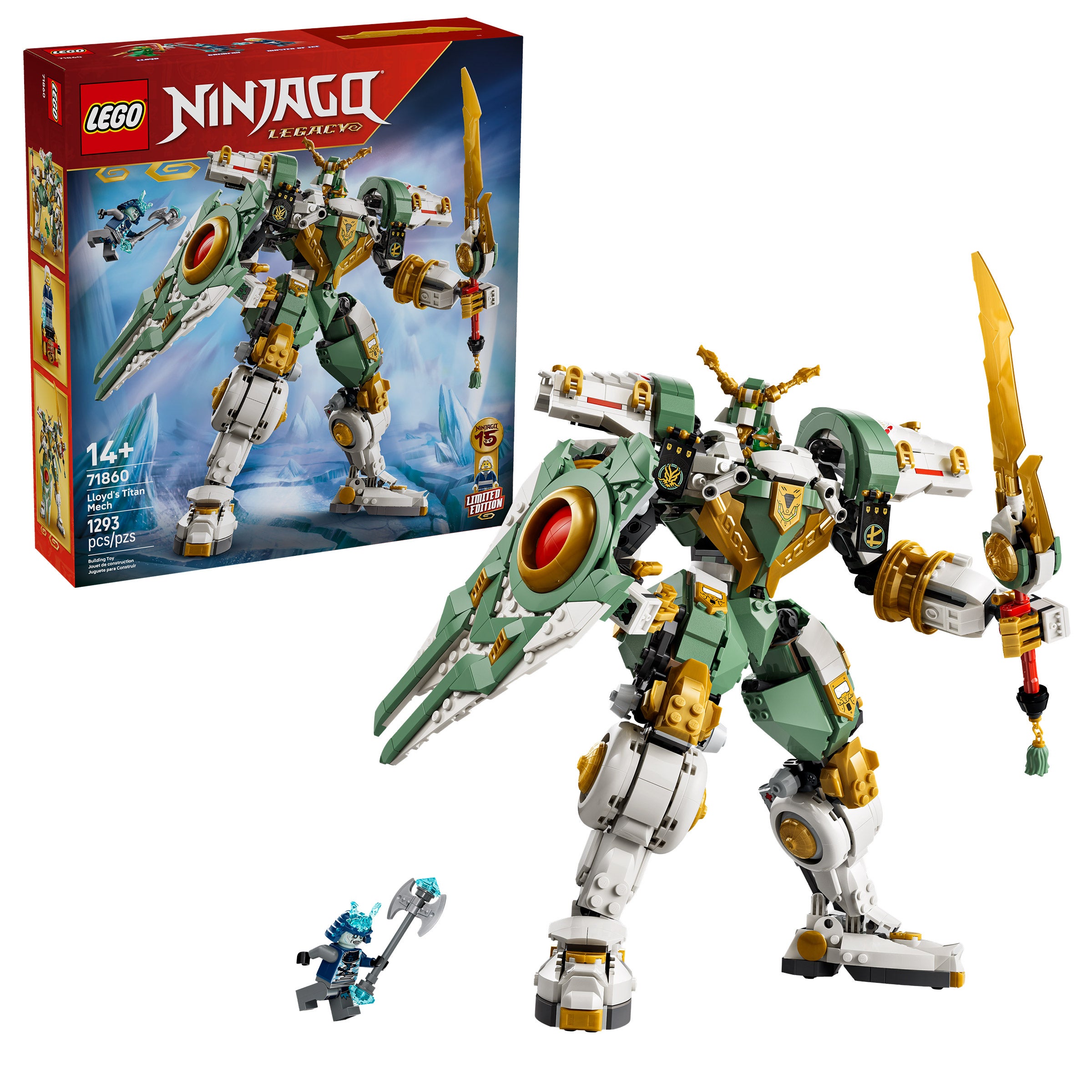 LEGO NINJAGO Lloyd's Titan Mech 15th Anniversary 71860 | Costco