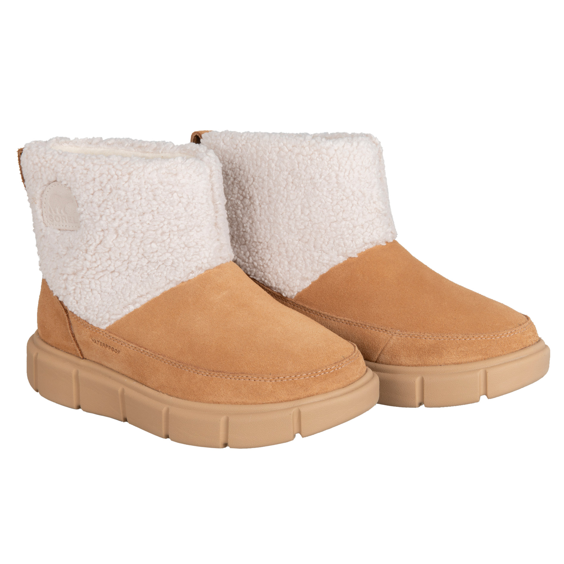 靴 herlipto Trois Shearling Boots Terzo - Shearling Lace up boots