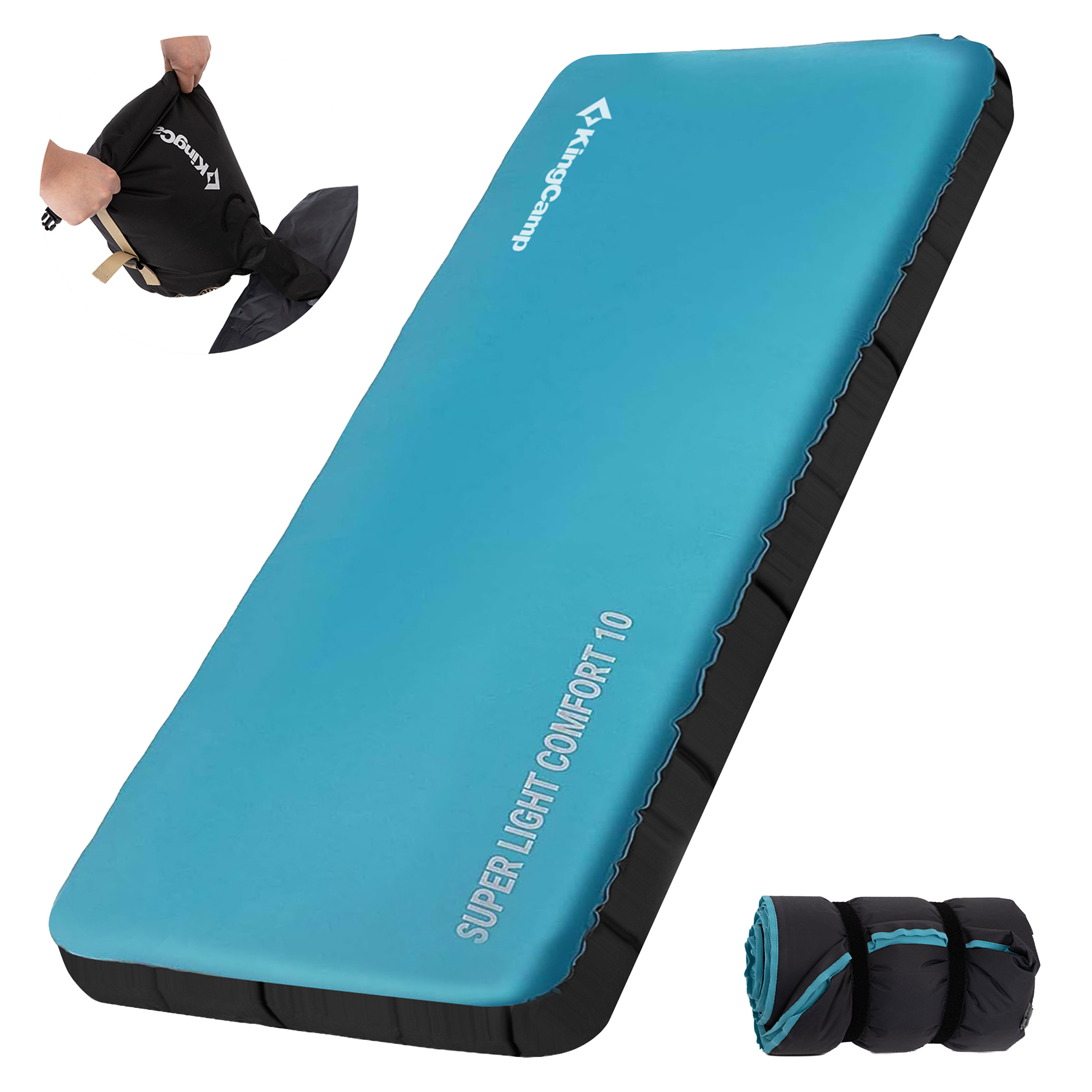 KingCamp スリーピングマット KingCamp Hybrid Foam Topper Inflatable Sleeping Pad | Costco