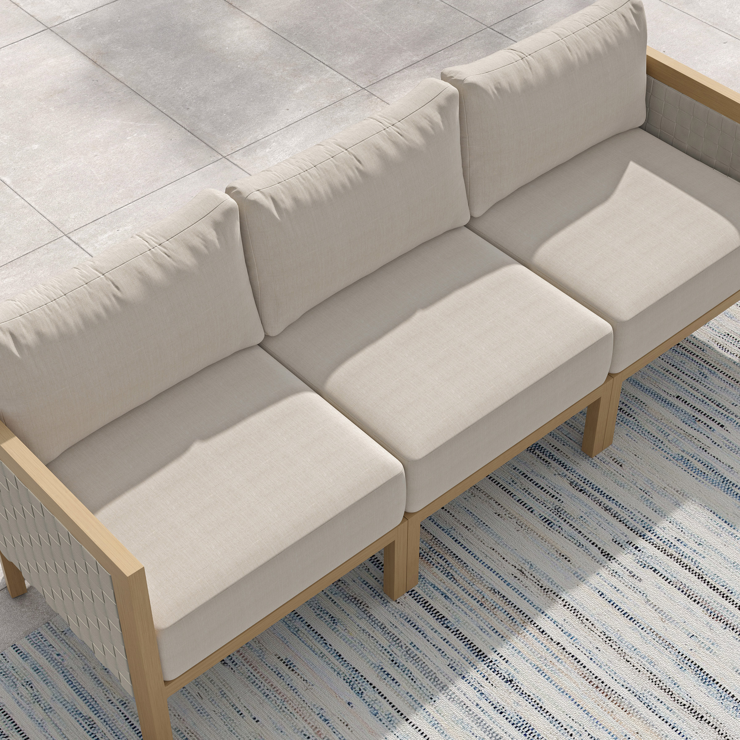 Madera 7-piece Sectional Conversation Set with Fire Table | Costco