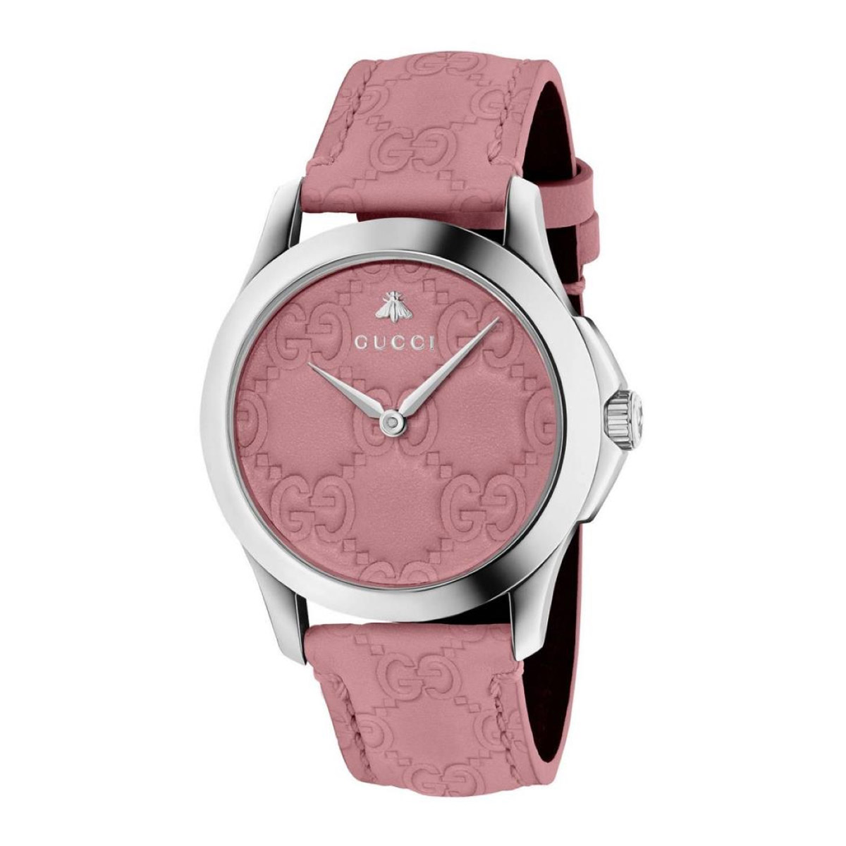 Guccissima Gucci Ladies Watches Rose Gold Black Rose Gold Tone
