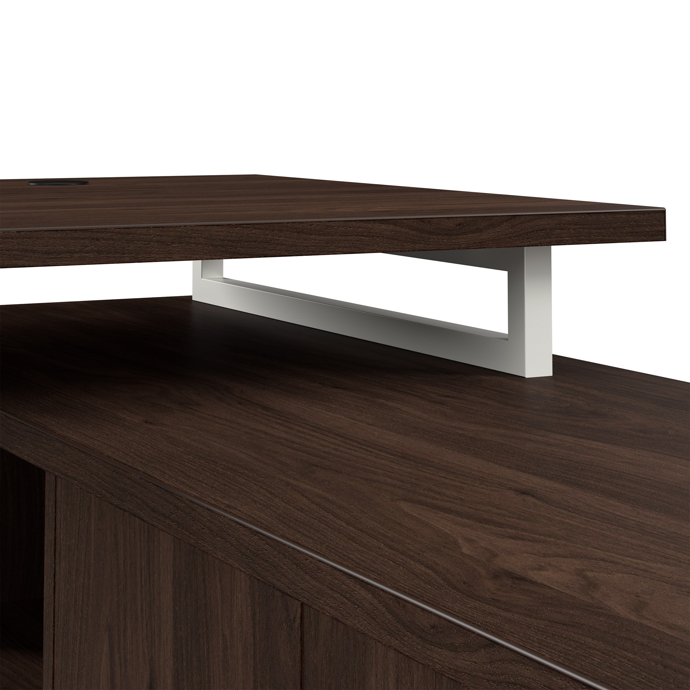 Office Pro Strive 151.6 (59.7 in.) Computer Desk with Low Storage ...