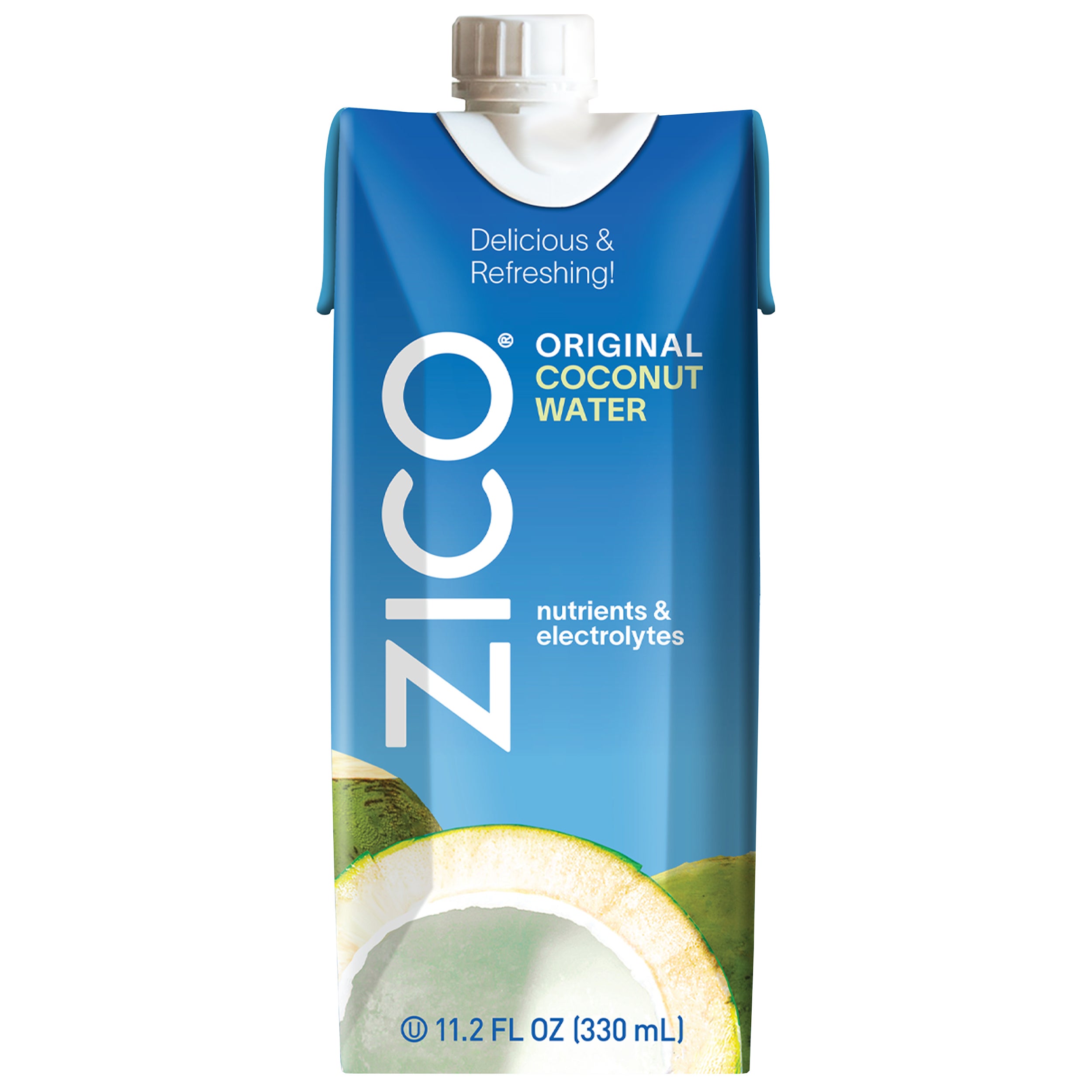 ZICO Coconut Water Original, 11.2 fl oz, 18 ct | Costco