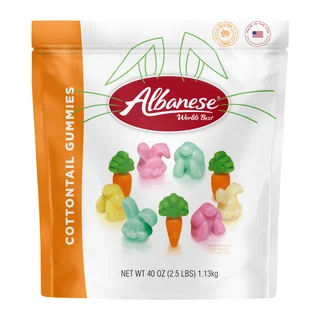 ALBANESE GUMMIES EASTER COTTONTAIL 40 OUNCES