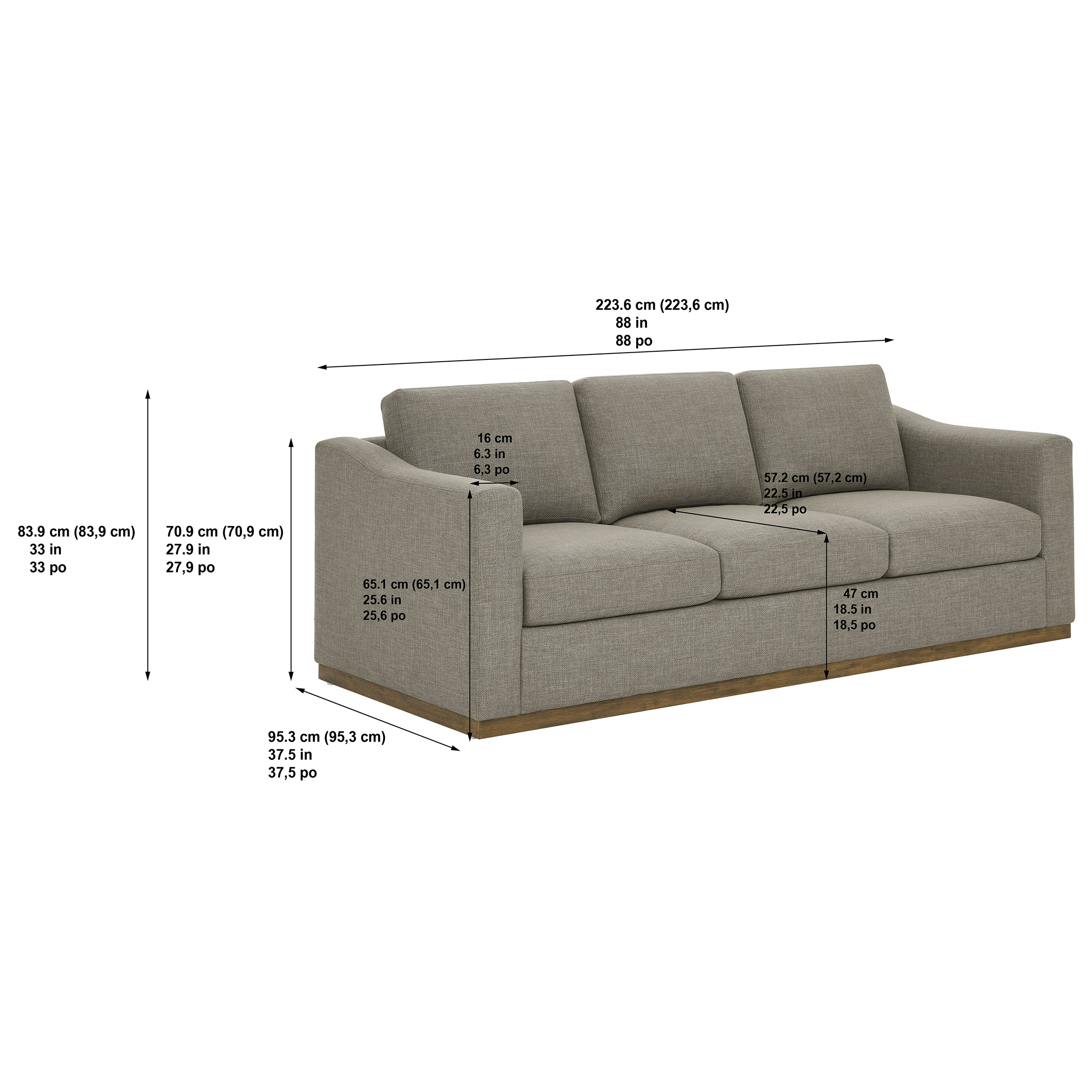 Thomasville Fabric Sofa | Costco