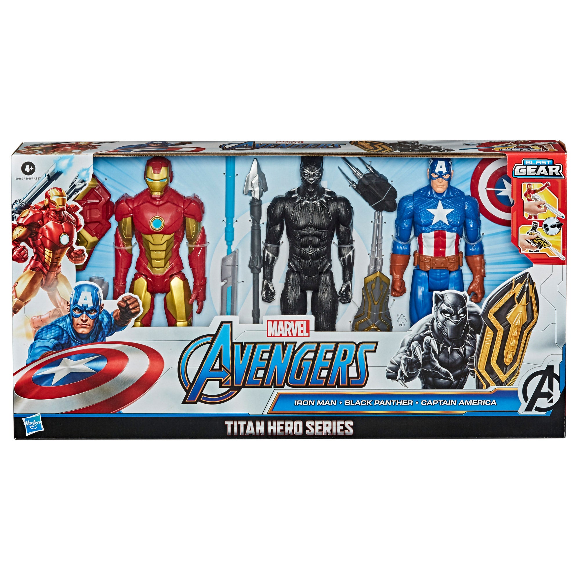 Marvel Avengers Titan Hero Series Blast Gear 3-Figure Pack | Costco