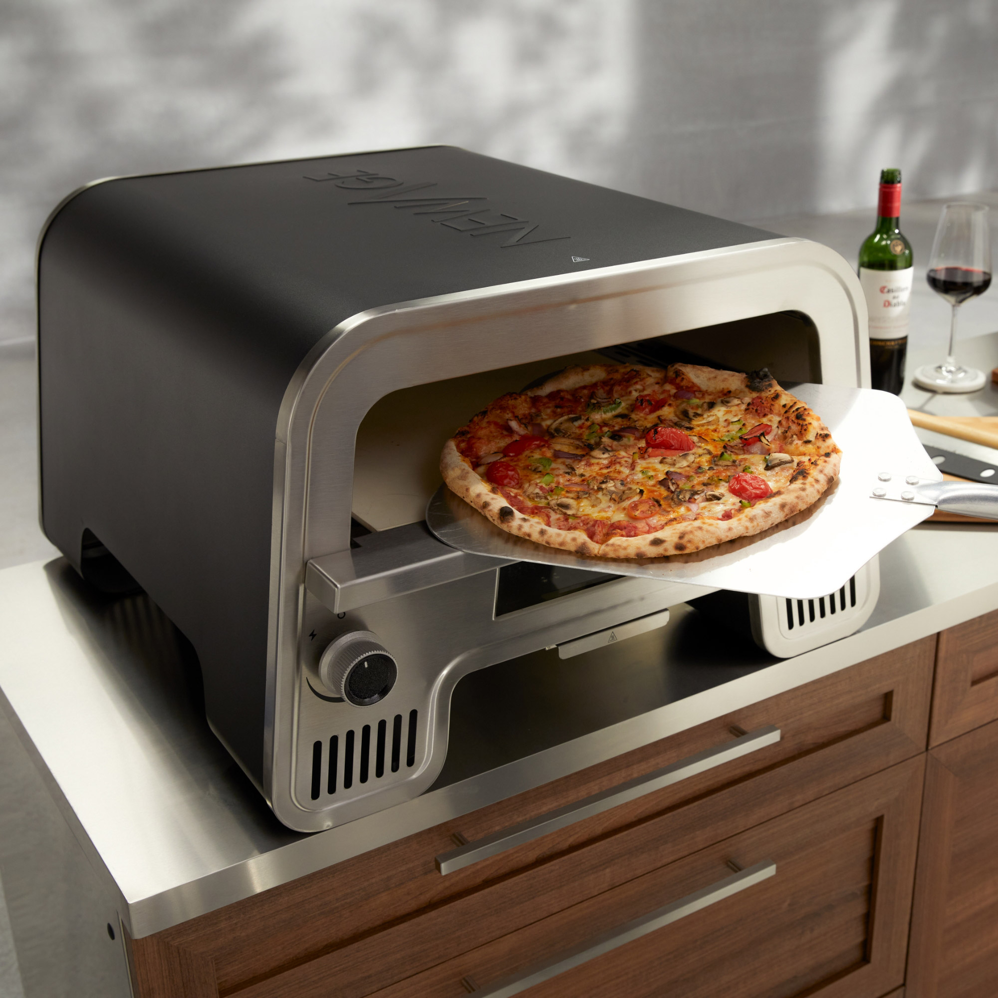 ピノキオ NewAge Perfect Crust Pizza Oven with Infrared Thermometer Gun and