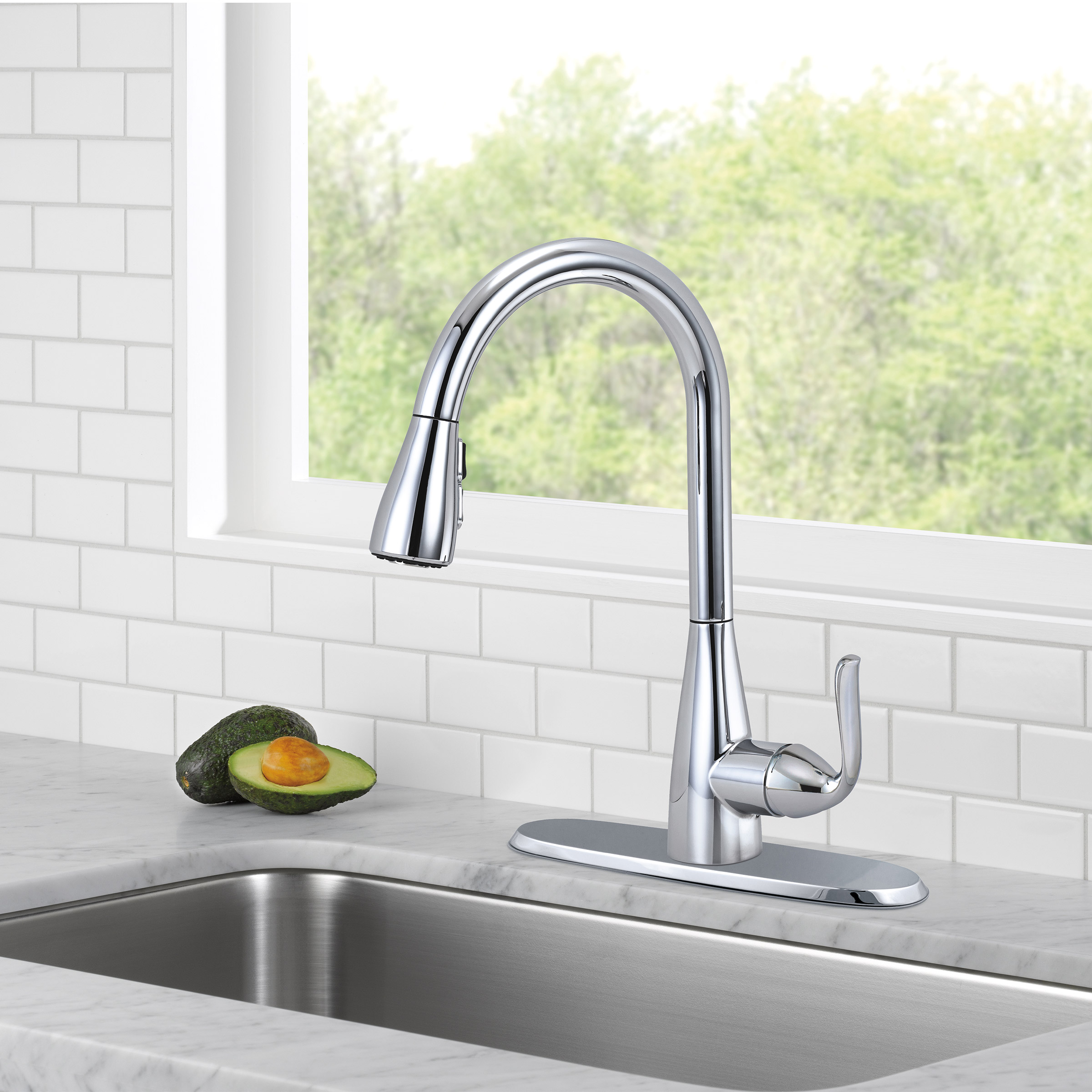 Delta Grenville Single Handle Pull-down Kitchen Faucet
