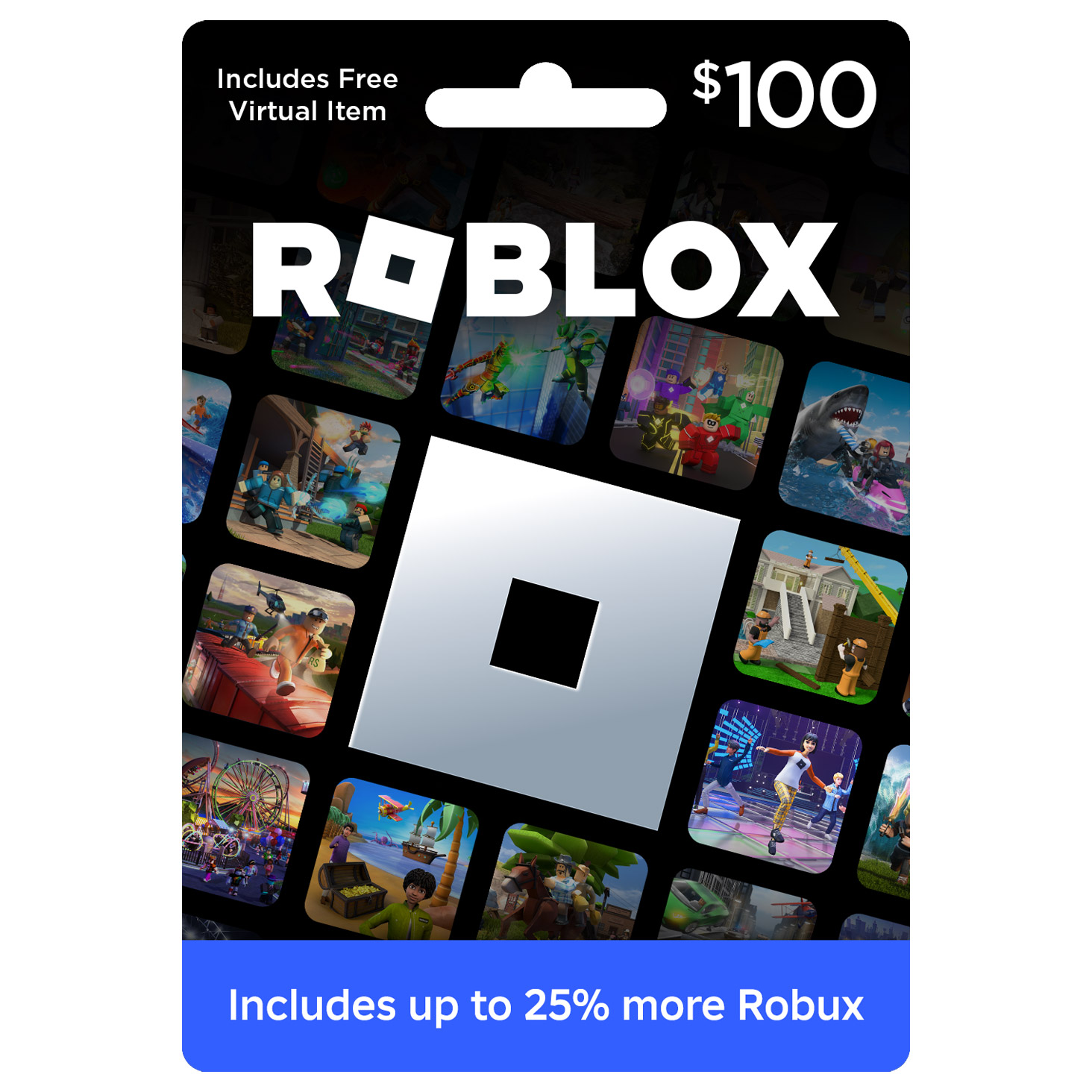 Roblox - $100 eGift Card Digital Download  Includes Exclusive Virtual Item