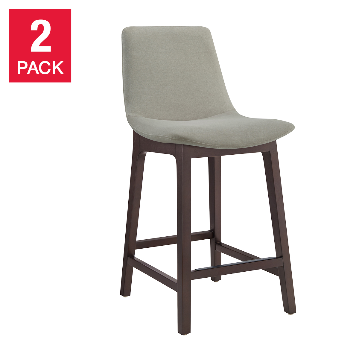 Aiden & Ivy Fabric Counter Stool, 2-pack