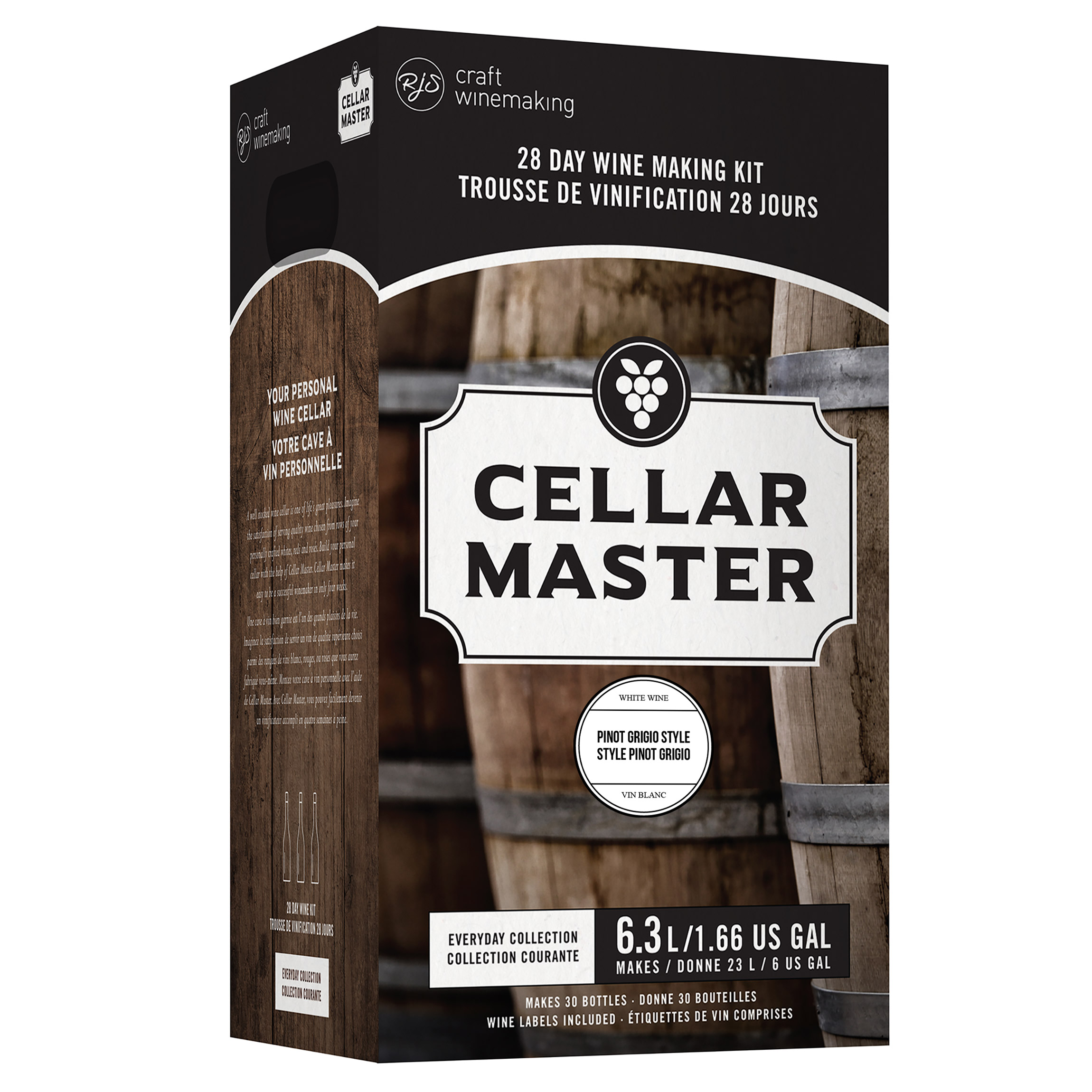 Cellar Master Pinot Grigio Wine Kit 2-pack (2 x 6.3L)