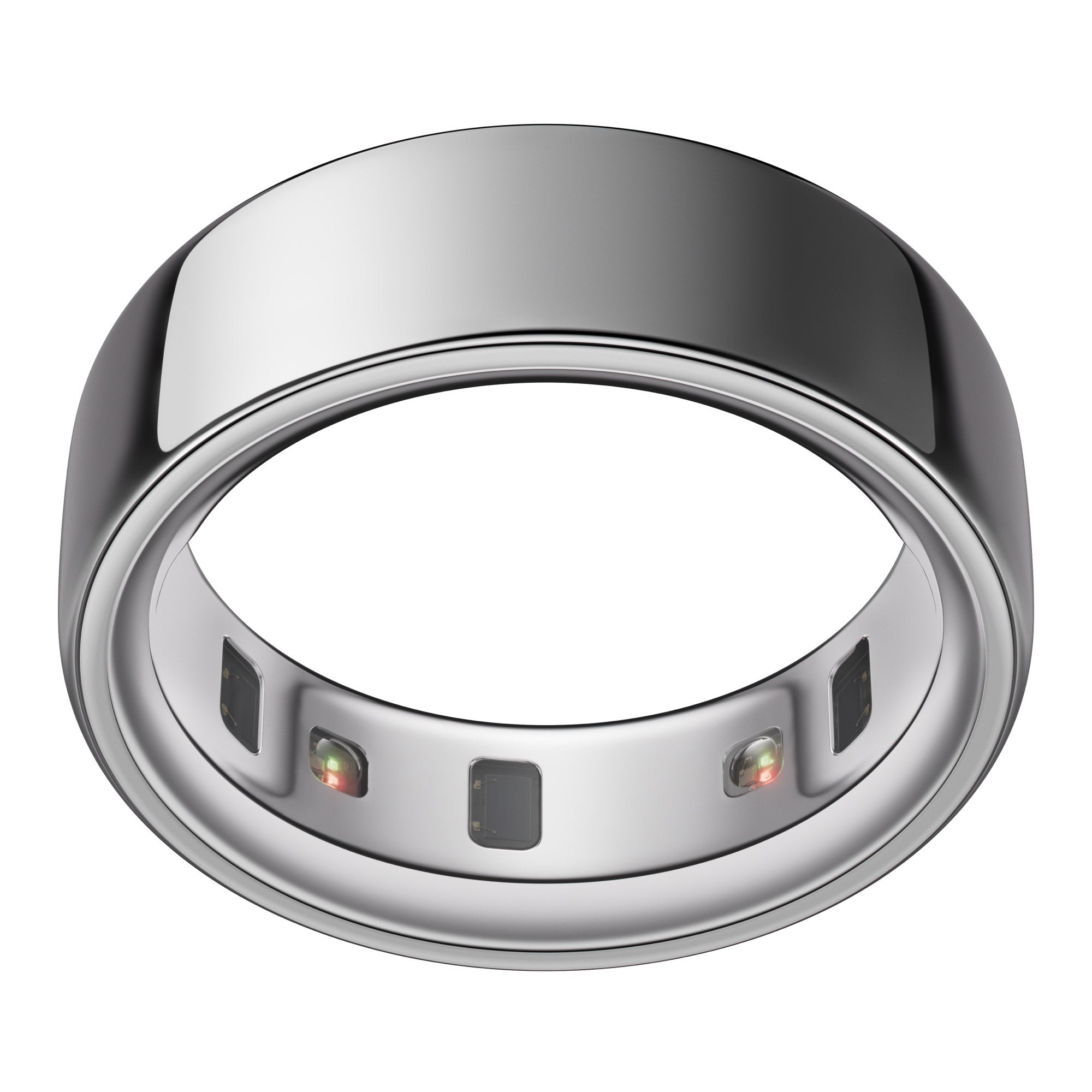 Oura Ring 4 Silver Smart Ring, Exclusive Bundle, Ring +  display picture 3
