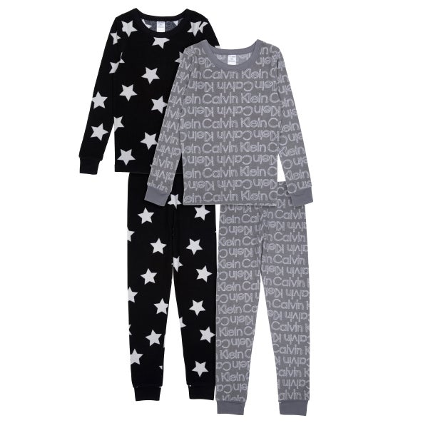 Dark Heather Grey Snow Plow PJ Set Dark Heather Grey Snow Plow PJ Set