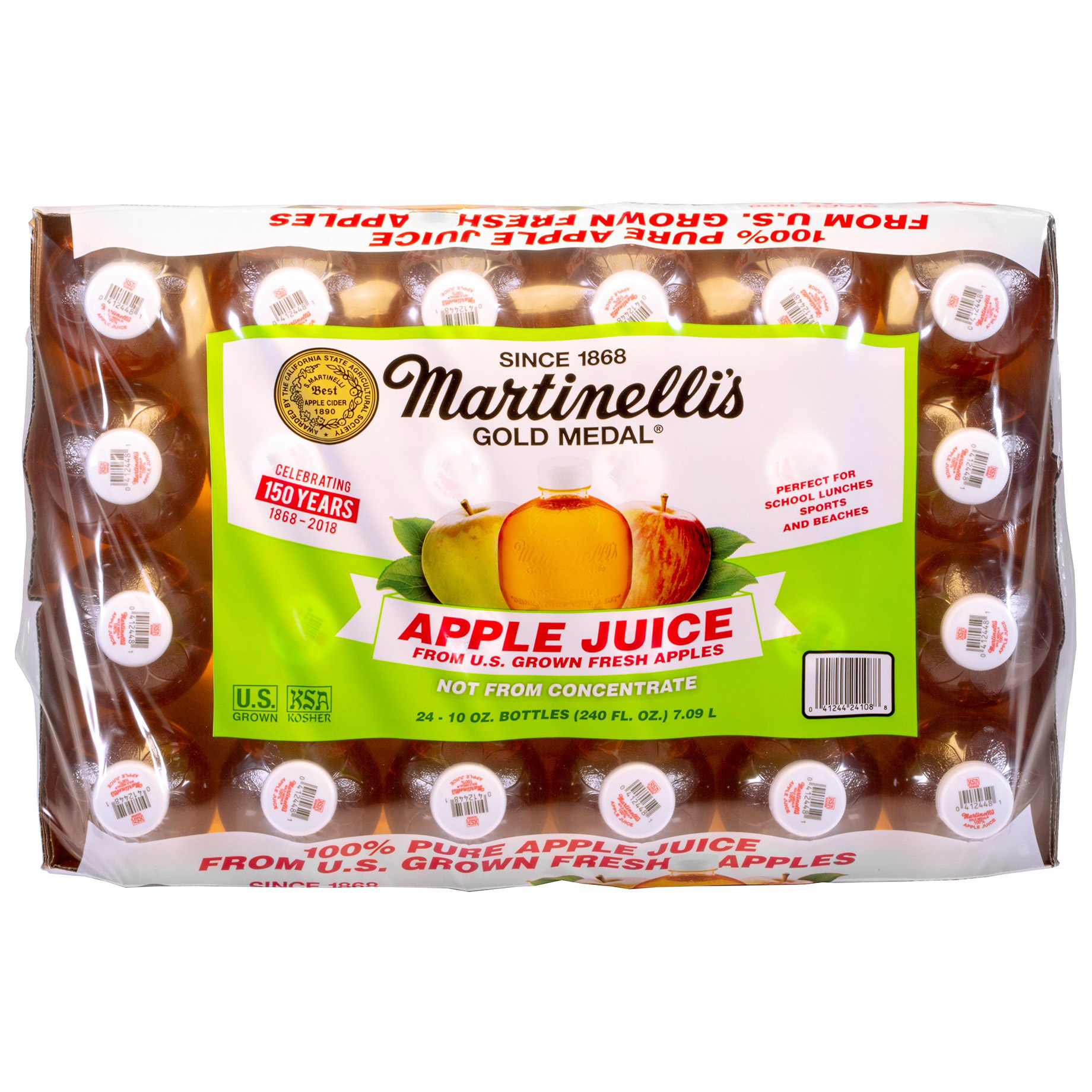Martinelli's  Gold Medal 100% Pure Apple Juice  10 fl oz  24-Count