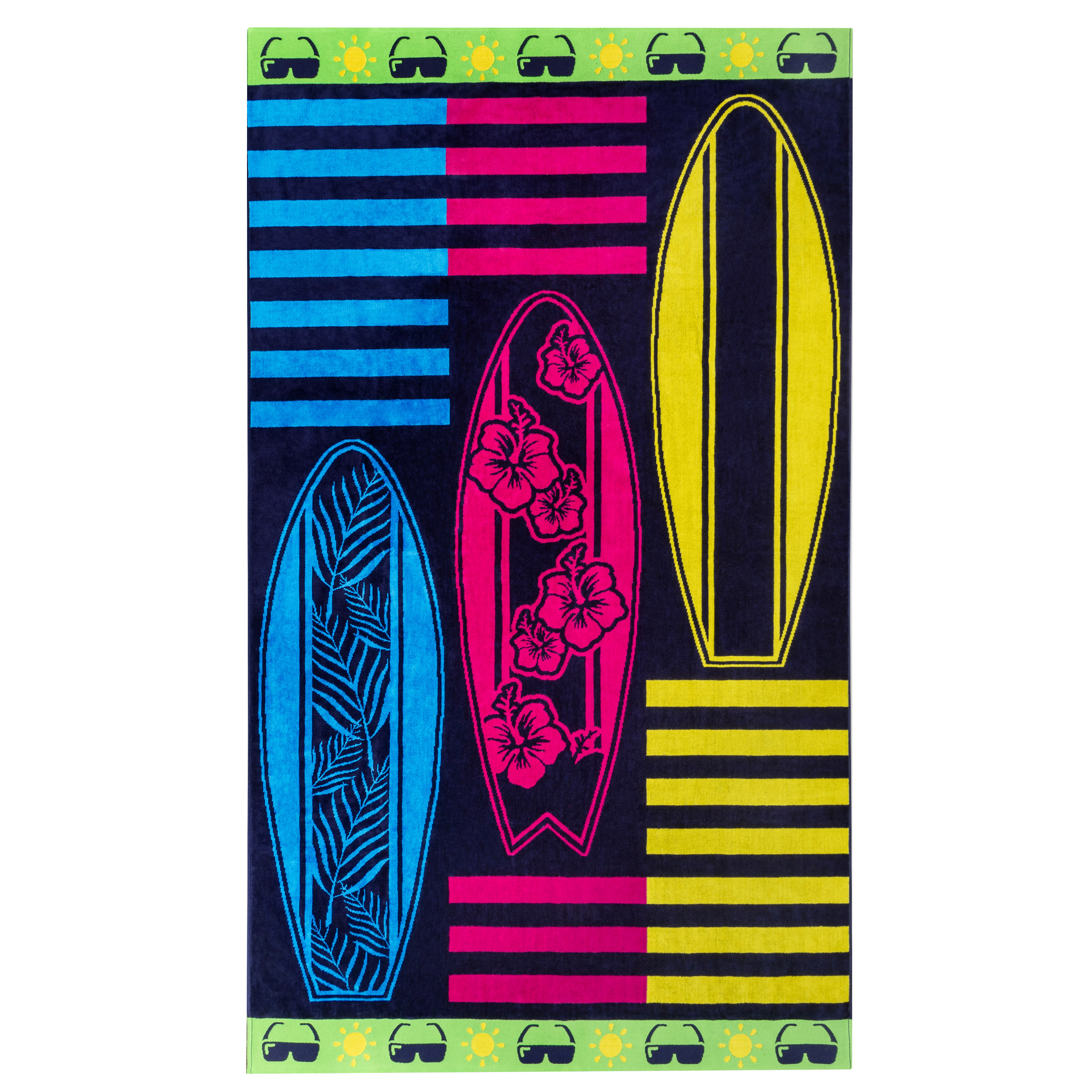 Surfing & Cool Mandala Jacquard Beach Towel 2-pack | Costco