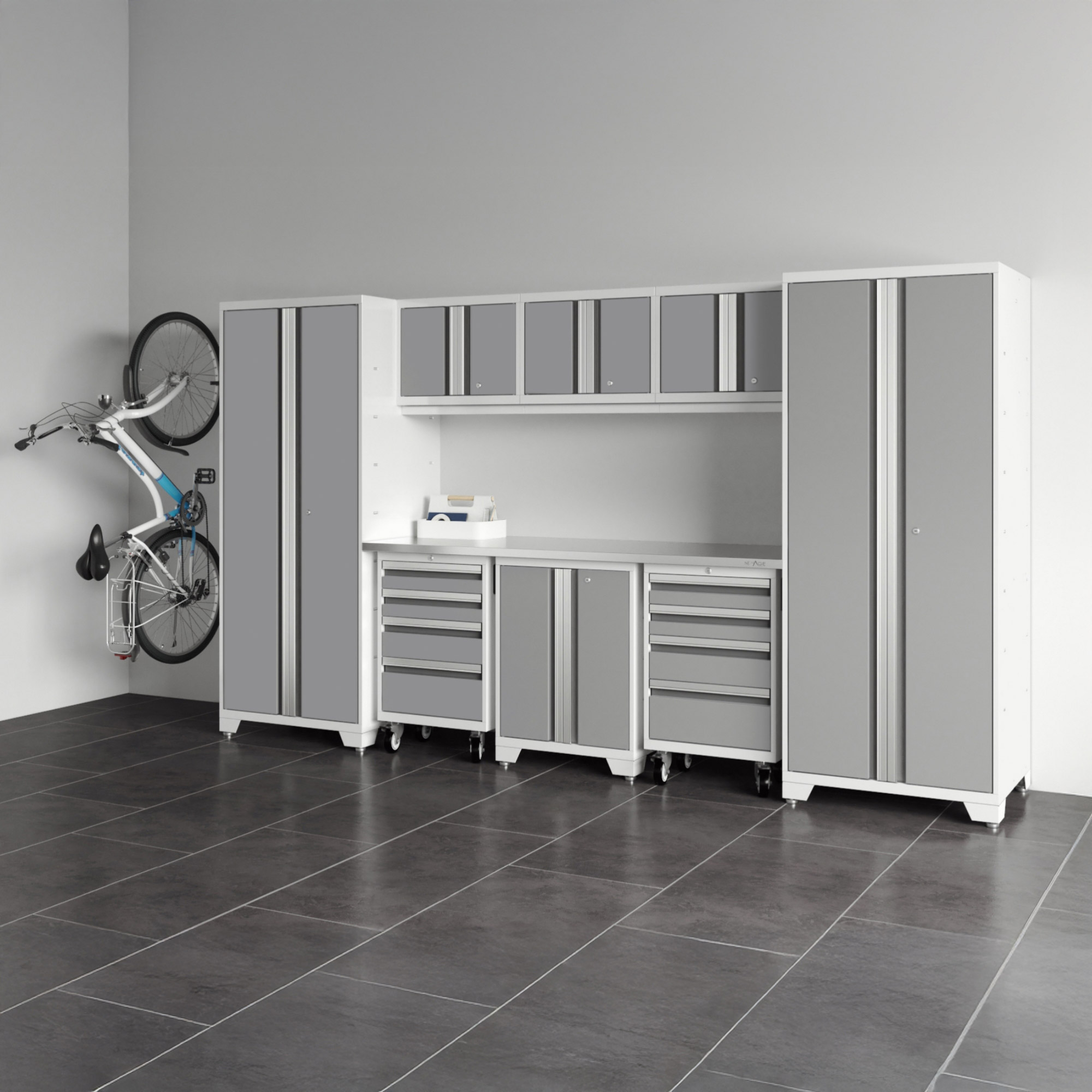 NewAge Products Bold XL Series 9-Piece Garage Cabinetry Set | Costco