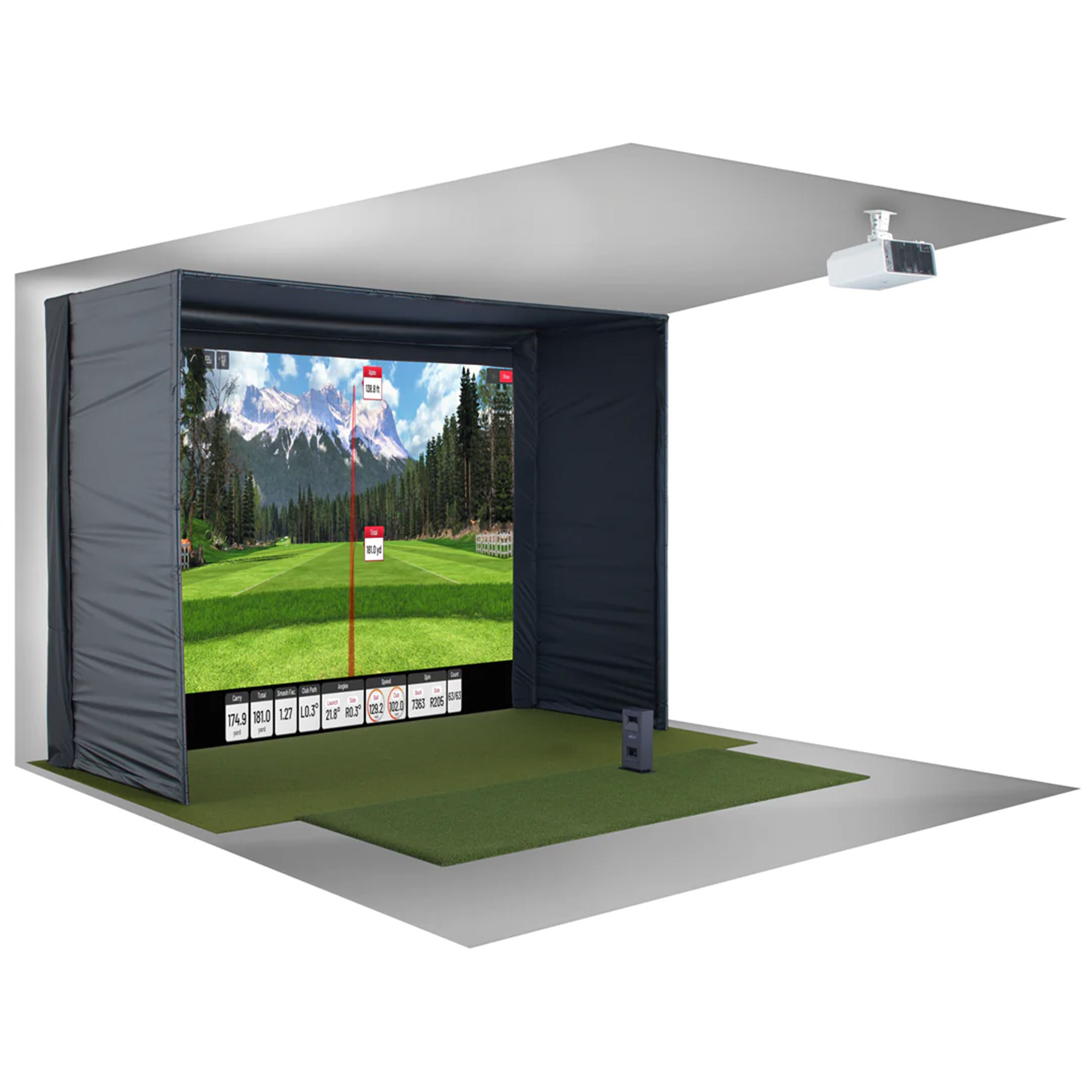 Uneekor Eye Mini Lite SimKit Golf Simulator