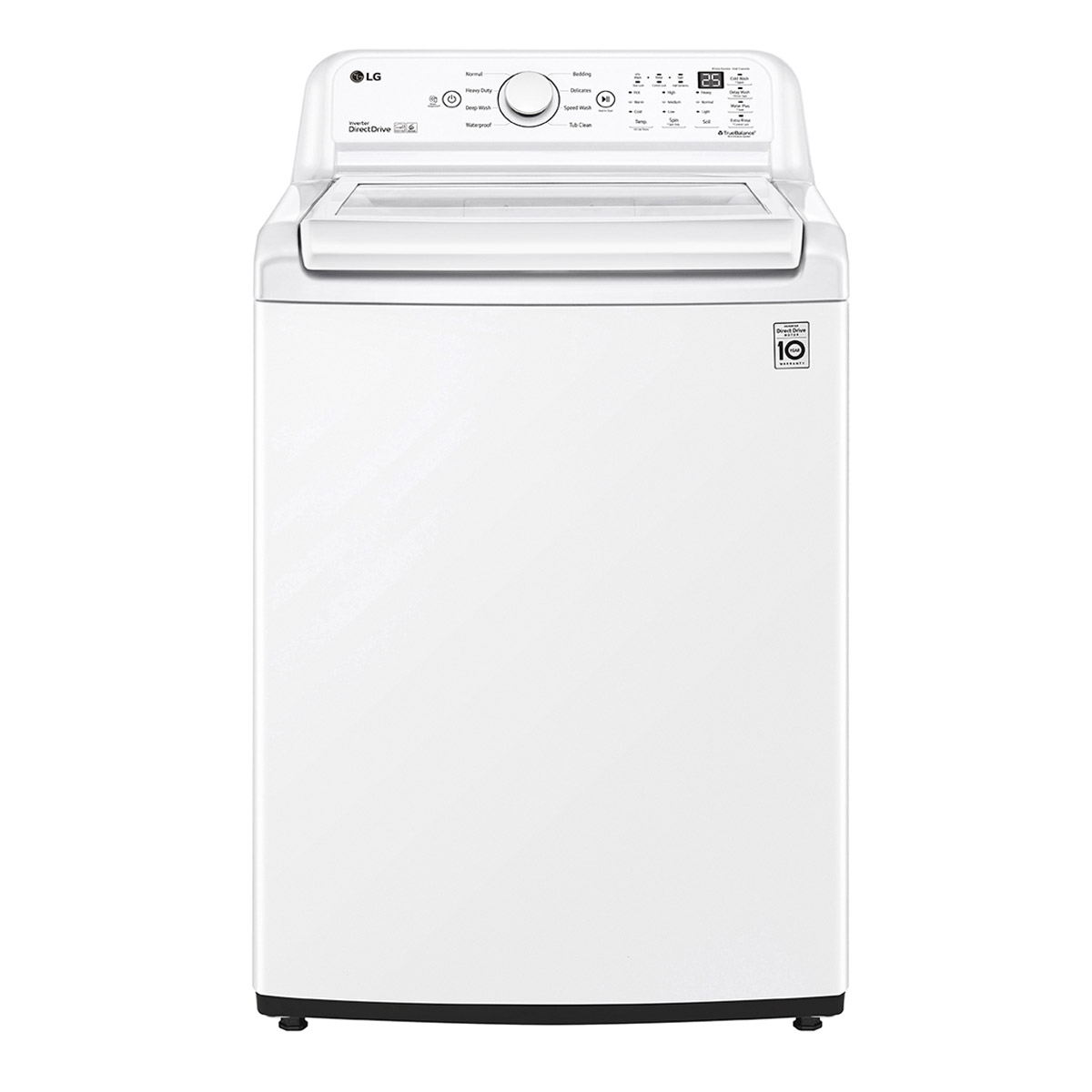 LG 5.2 cu ft. White Top Load Washer with TurboDrum Technology