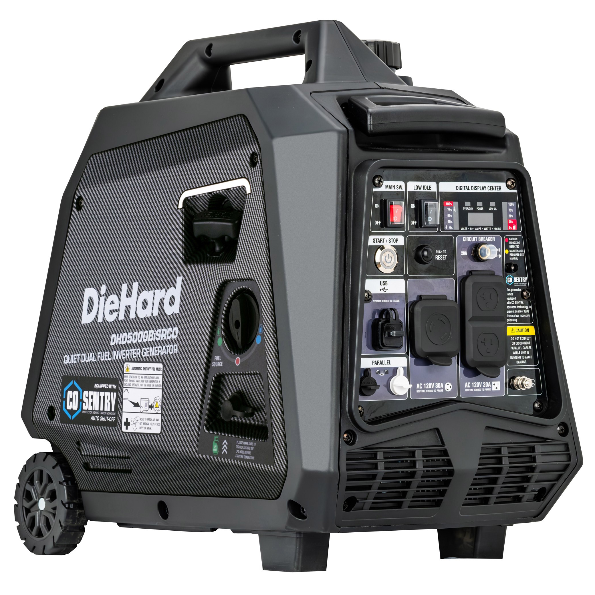 DieHard 5000W Dual Fuel Inverter Generator with Remote Start