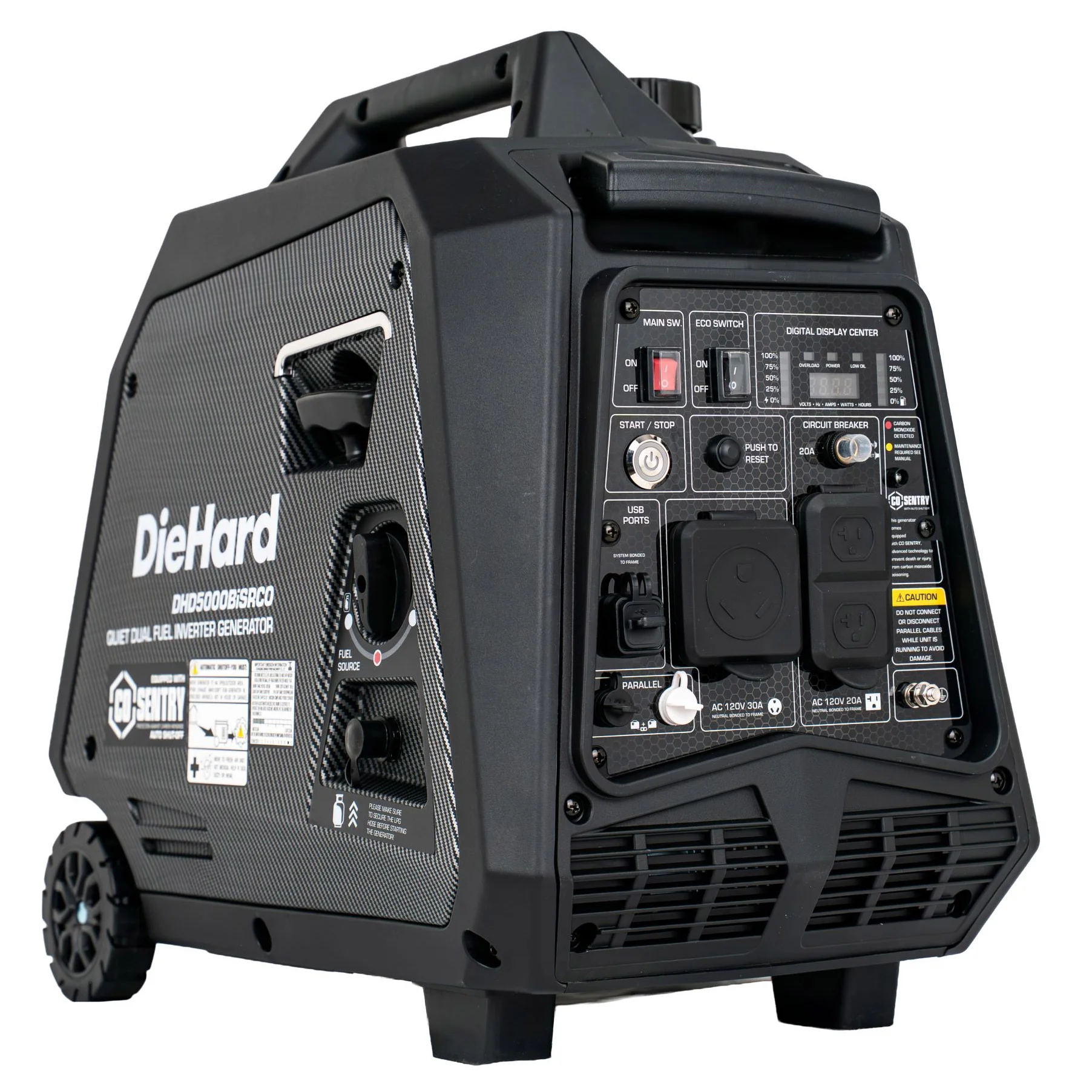 DieHard 5000W Dual Fuel Inverter Generator with Remote Start