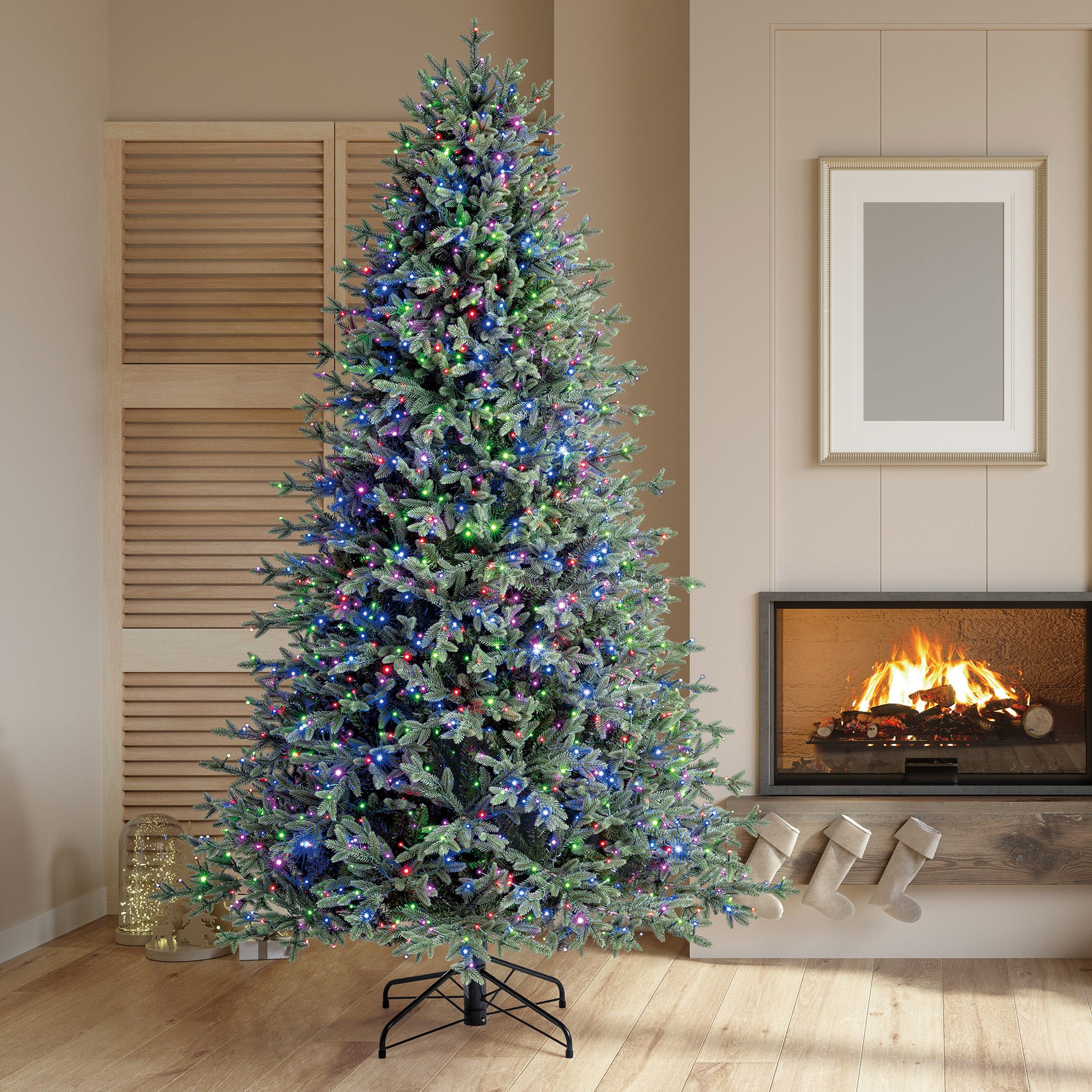 7.5' Pre-lit Radiant Micro LED with Twinkle Artificial Christmas Tree |  Costco, image size:1848x1848