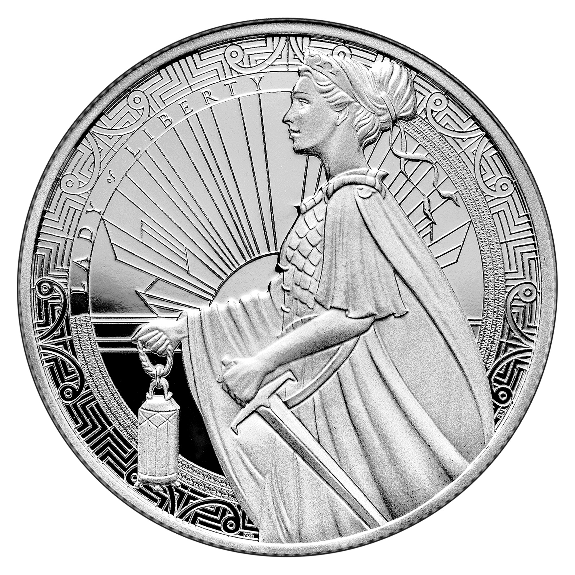 2024 1 oz PAMP Lady of Liberty Silver Round, 20-count