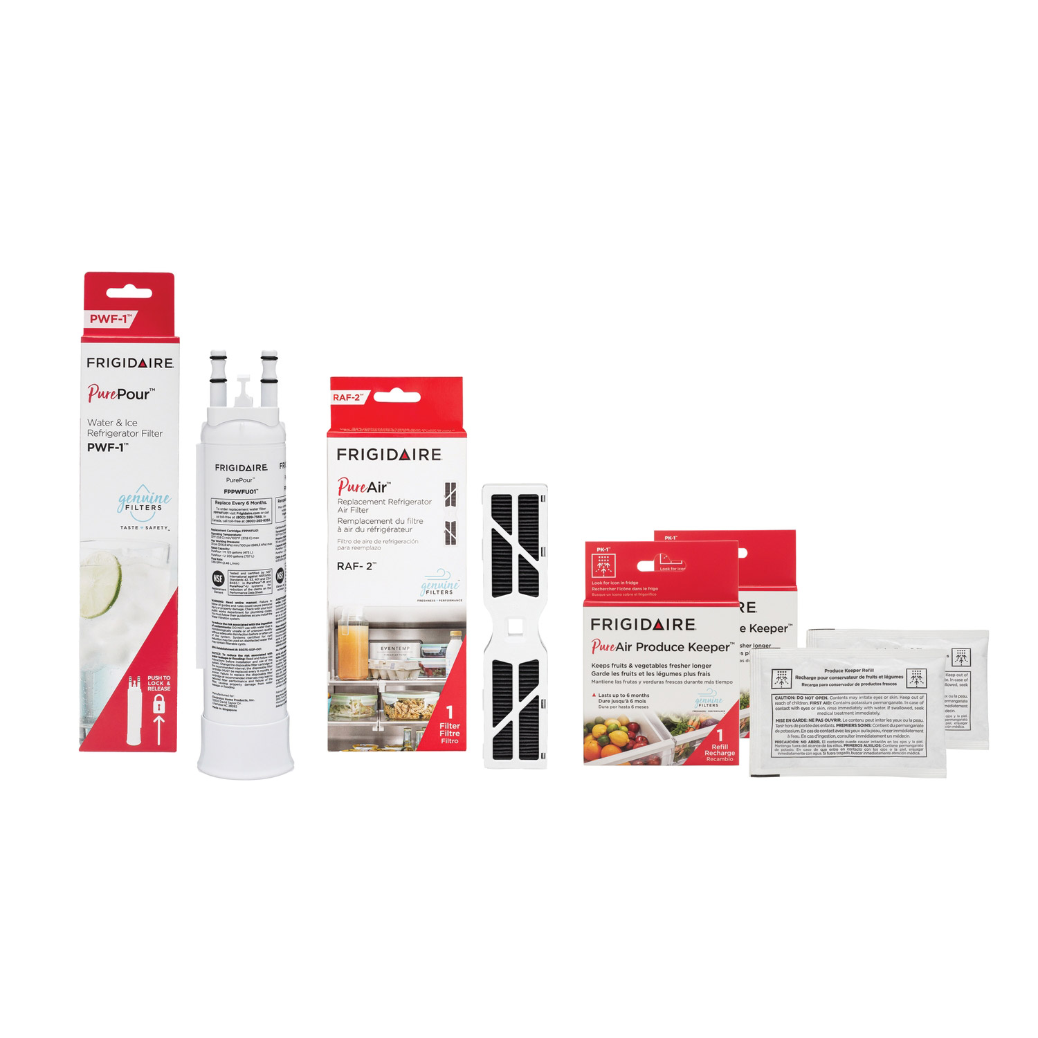 Frigidaire Water & Air Filter Combo for Gallery and Professional French Door and Bottom Mount Refrigerators