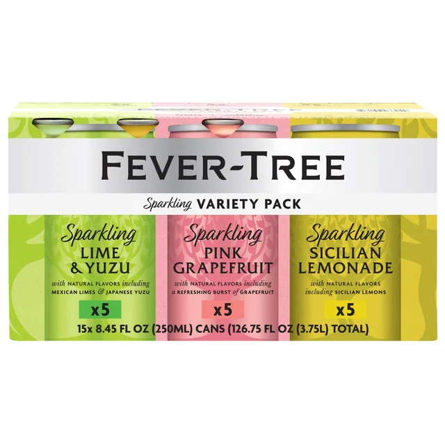 FEVER TREE SPARKLING VTY PK 15/8.45 OZ