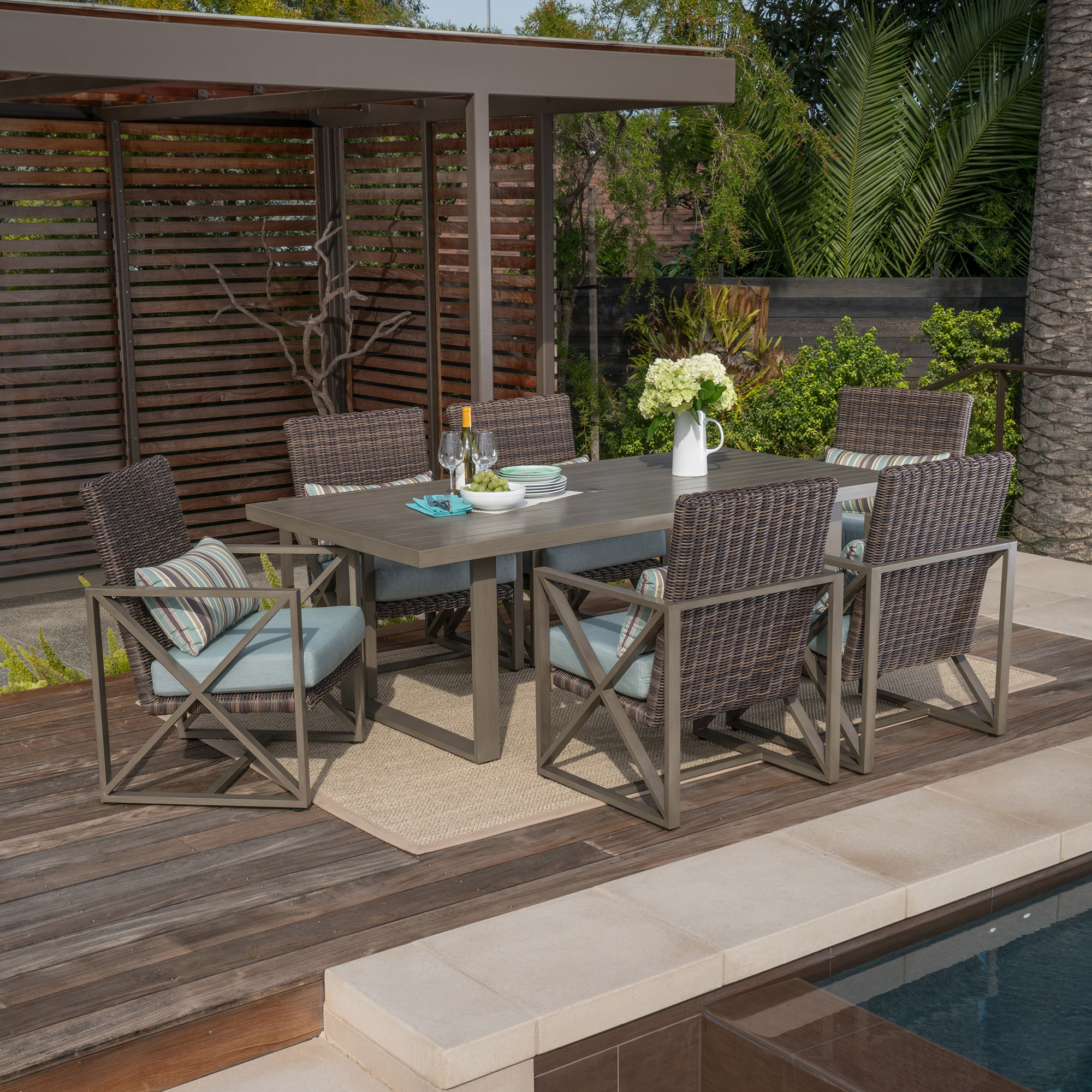 City Heights 7-piece Dining Set | Costco