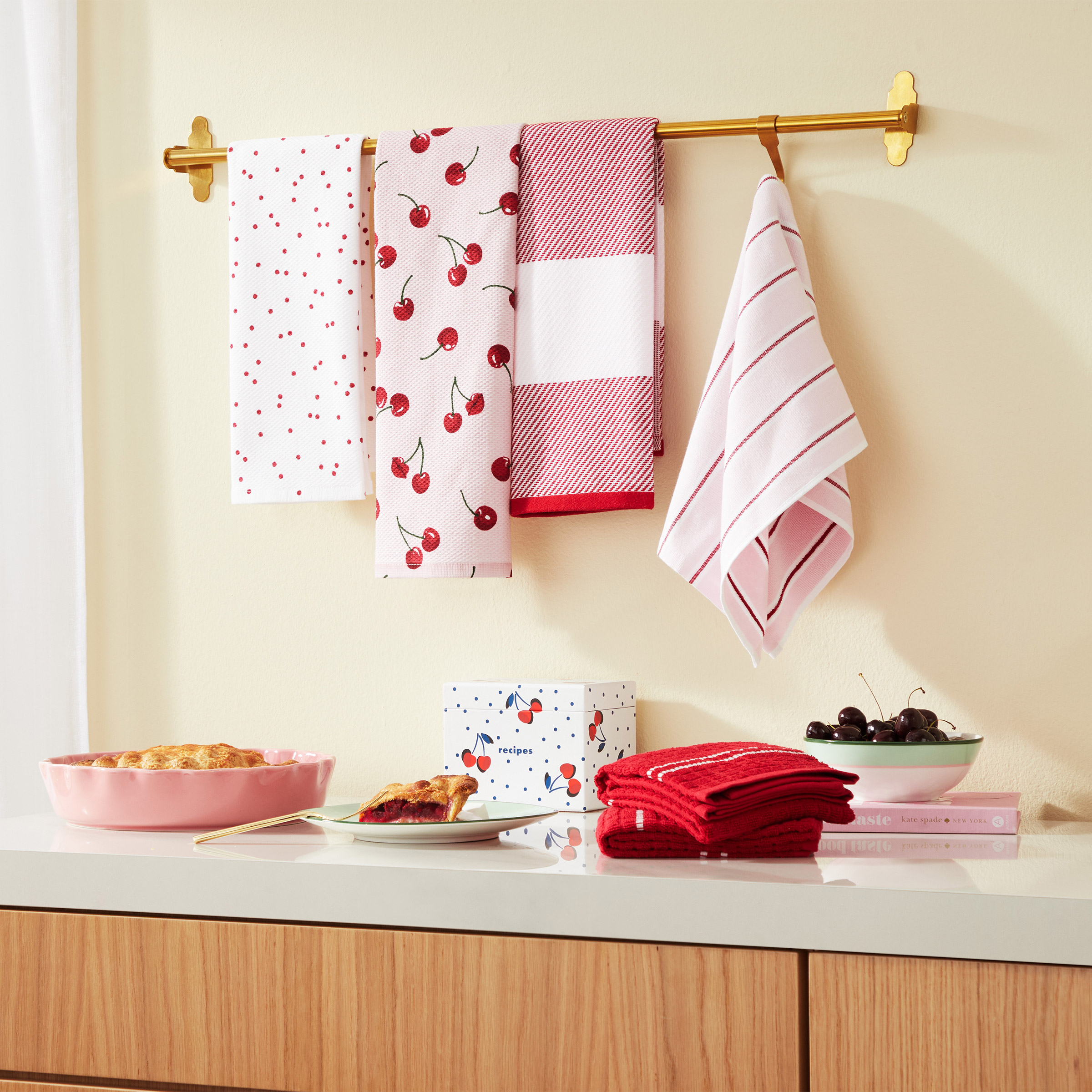 Kate Spade Kitchen Towels, 6-pack