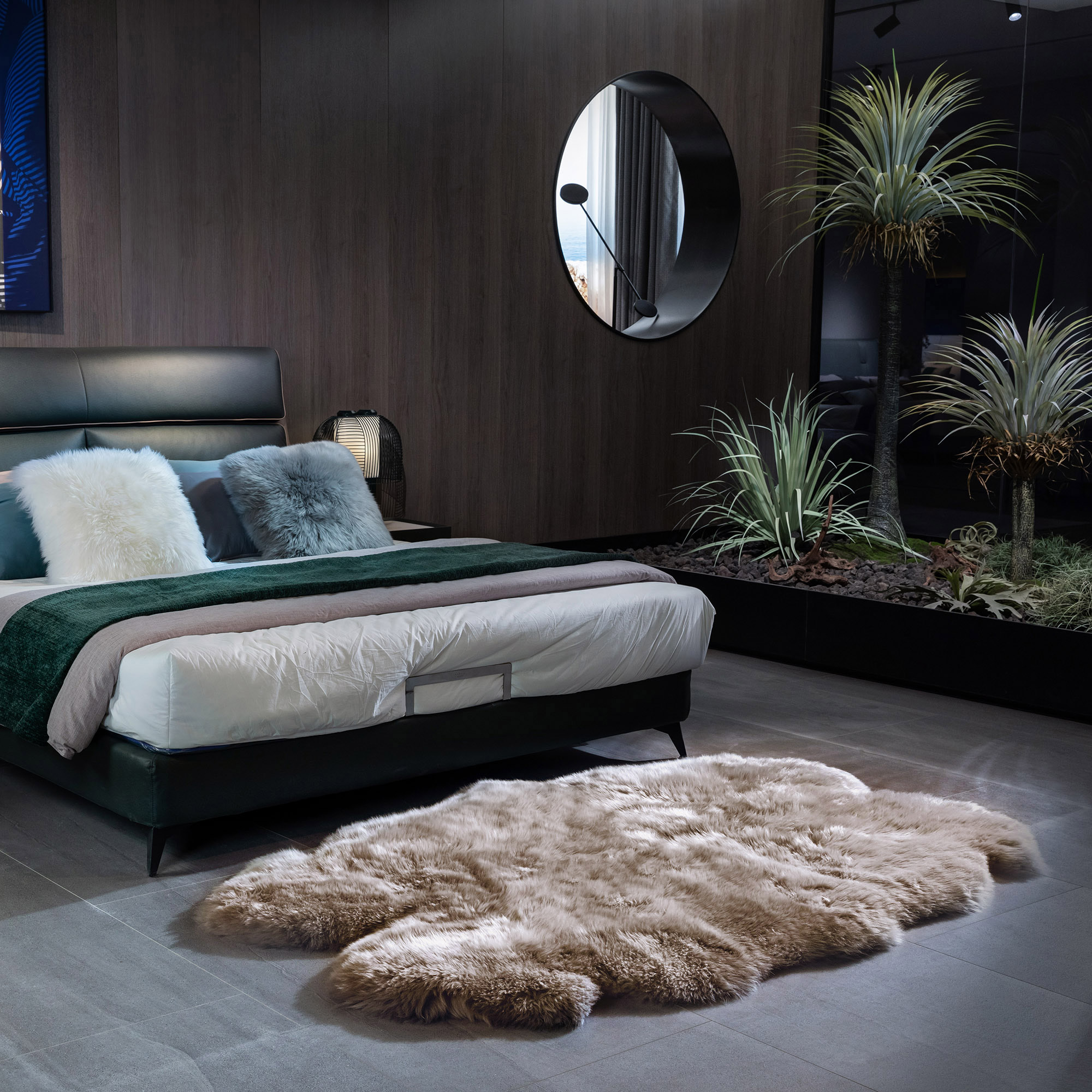 Windward Quad Sheepskin Rug