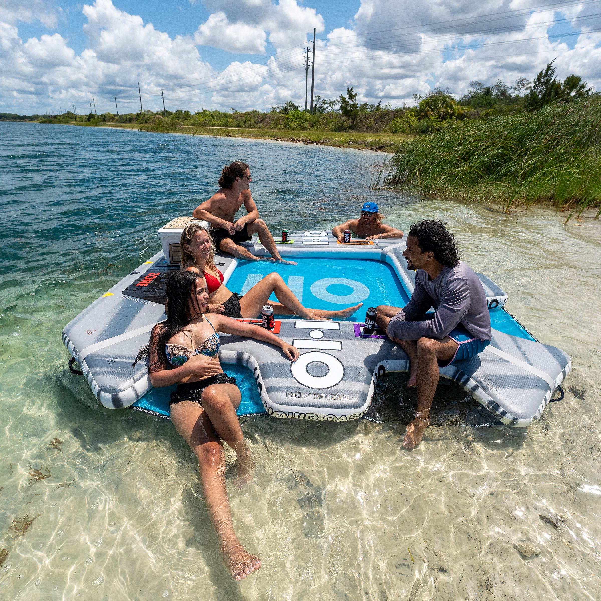 HO Sports Liquid Oasis Party Island, 10 x 10 