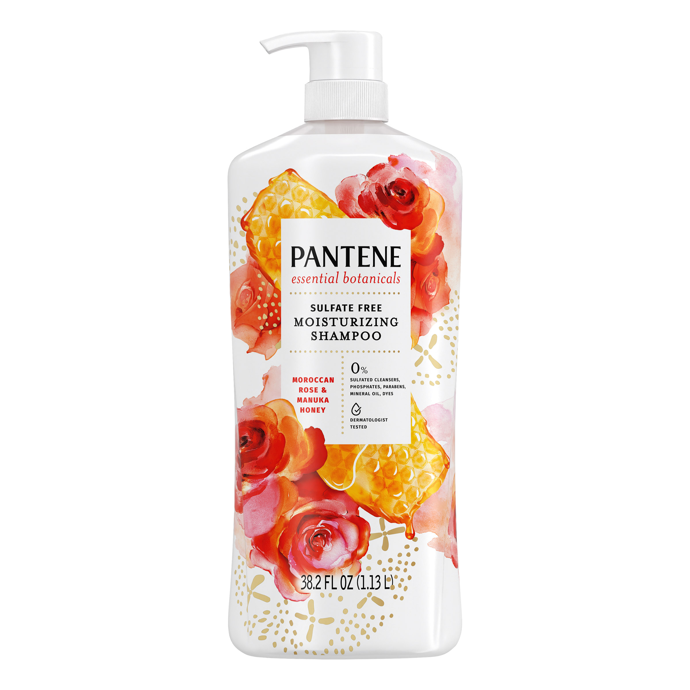 Pantene Essential Botanicals Moroccan Rose & Manuka Honey Shampoo  38.2 fl oz