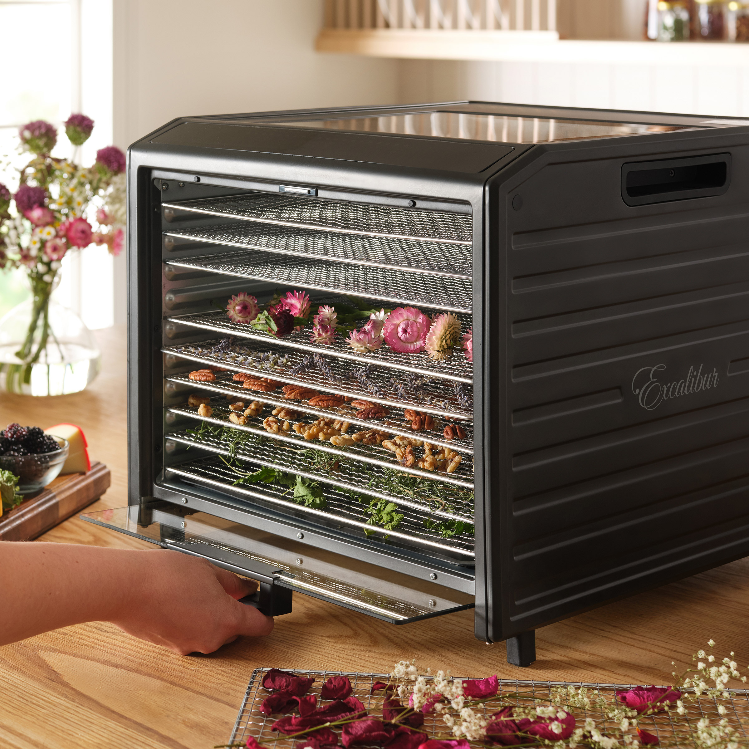 調理器具 Excalibur Food Dehydrator Excalibur 10 Tray Performance Digital Dehydrator Drying Sheet