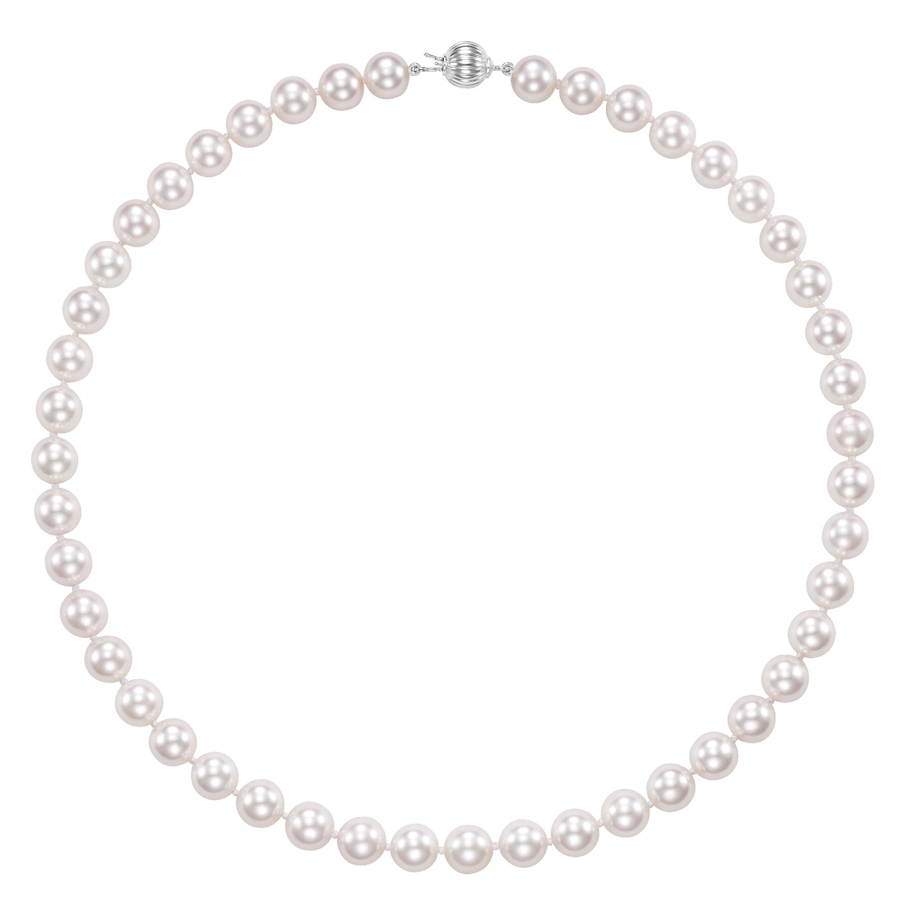 Akoya Cultured 8.5-9mm Pearl Strand with 14kt White Gold Clasp