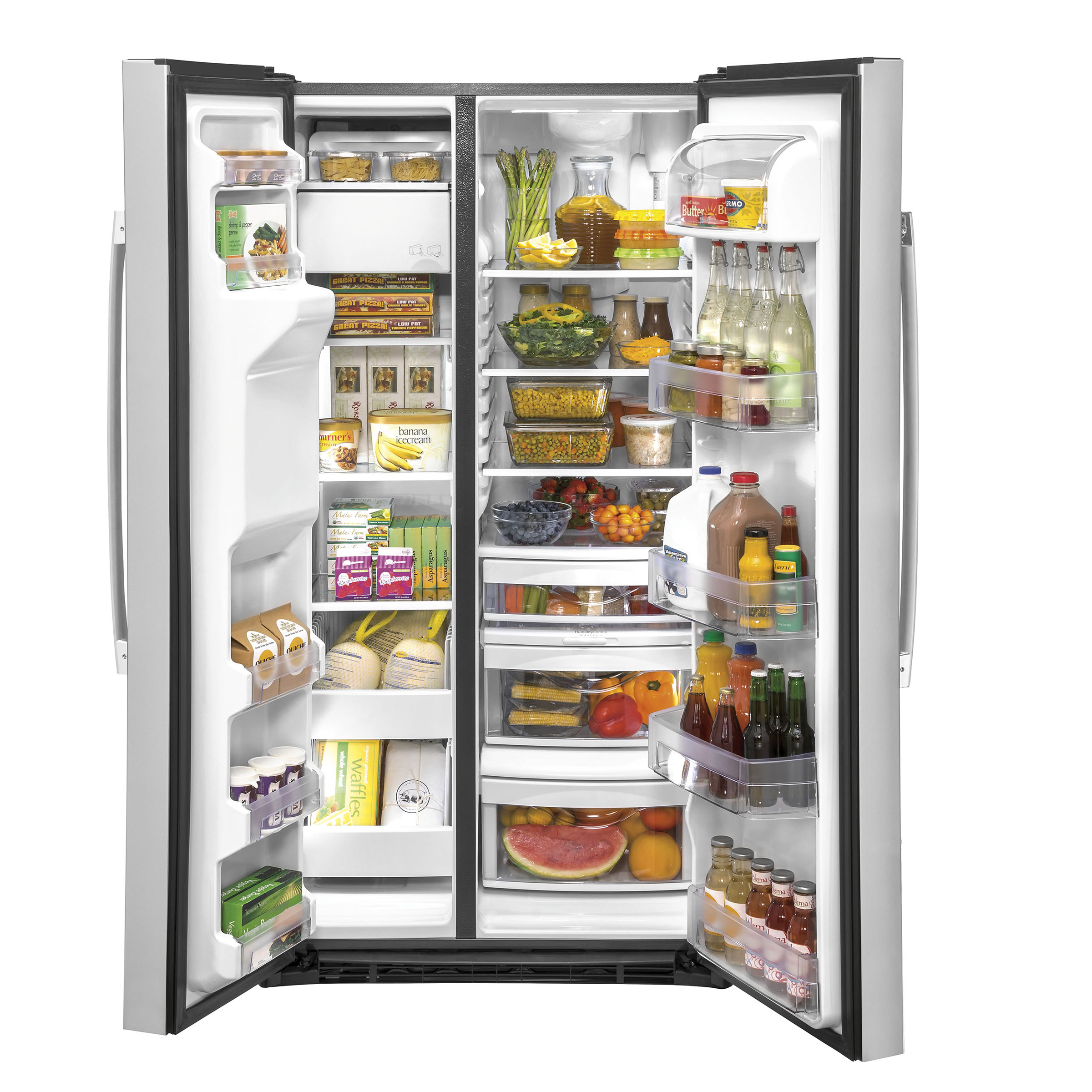 杉崎ページ② GE 25.1 cu. ft. Standard Depth Side-by-Side Refrigerator