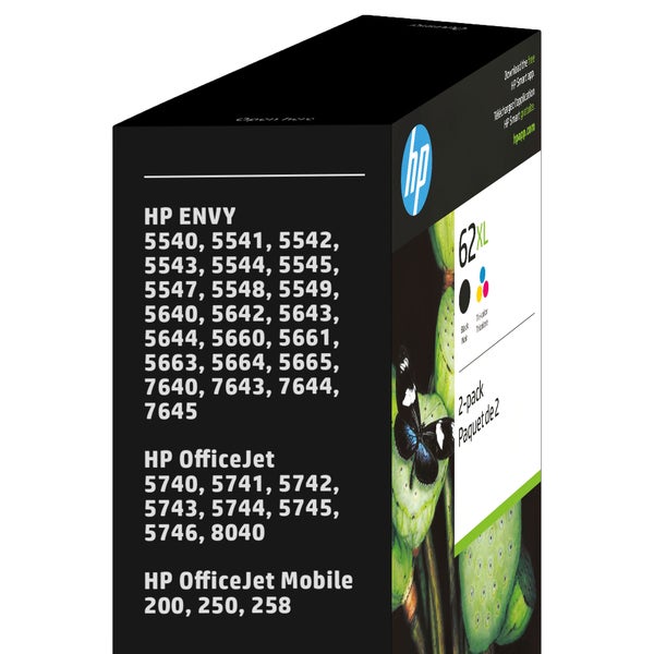 HP 62XL High Yield Ink Cartridge, Black & Tri-Color | Costco HP 62XL High Yield Ink Cartridge, Black & Tri-Color | Costco