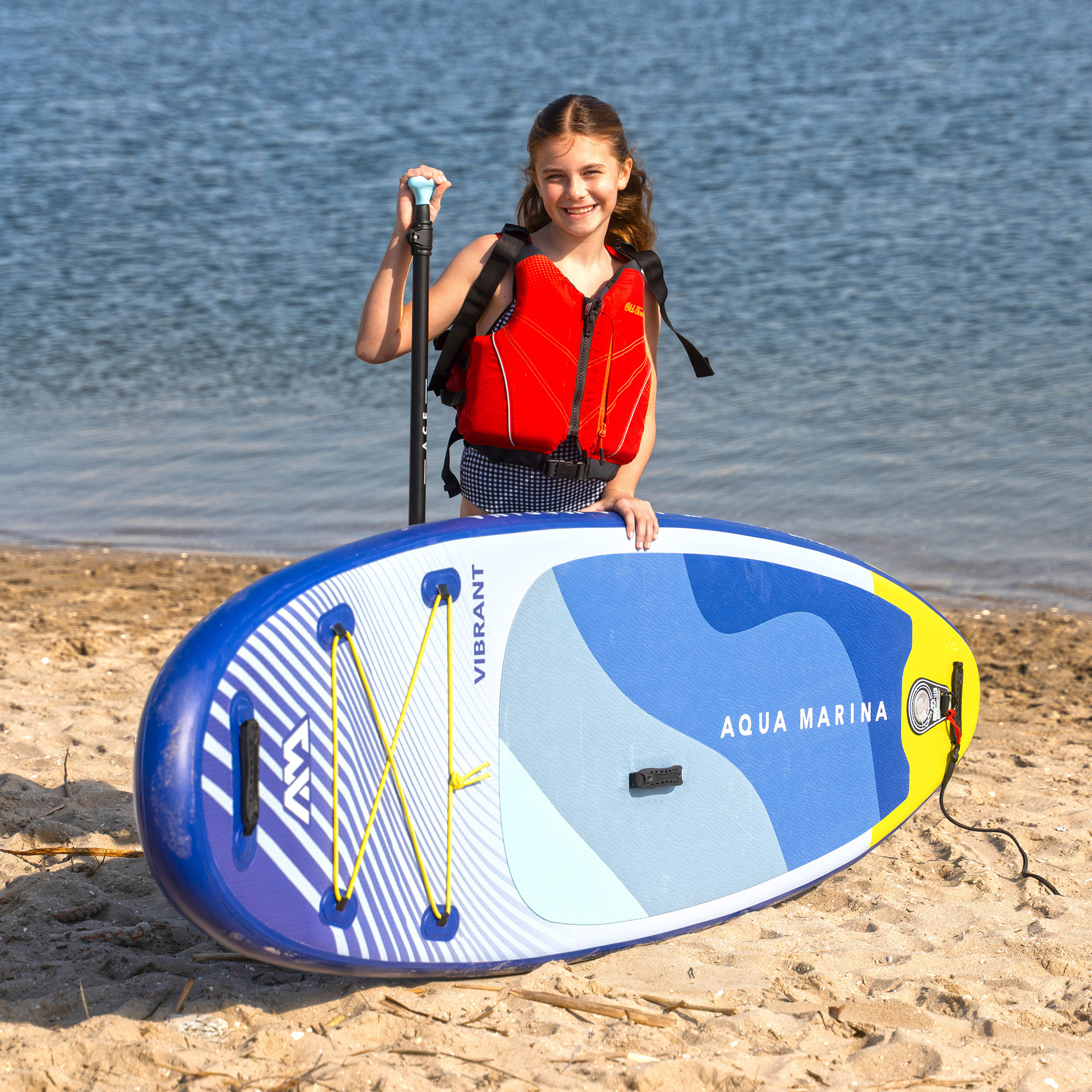 アクアマリン　113g Aqua Marina - Vibrant 8-ft Youth Inflatable Stand-Up Paddle Board