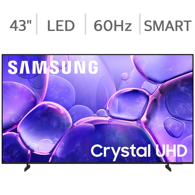 Samsung 43" Class - U8000F Crystal UHD Series - 4K Smart TV