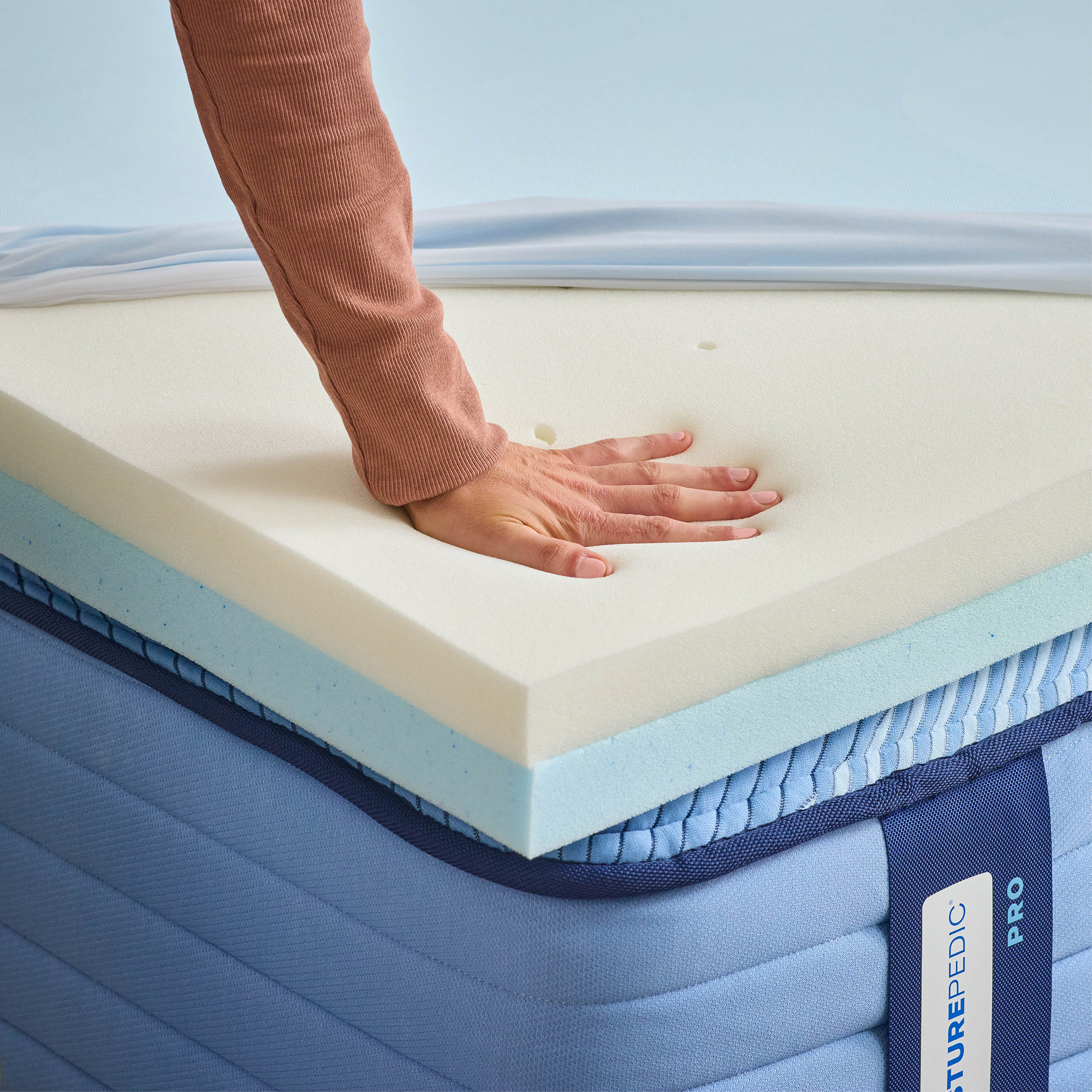 Sealy Posturepedic Dual Airflow Memory Foam Mattress Topper | Costco