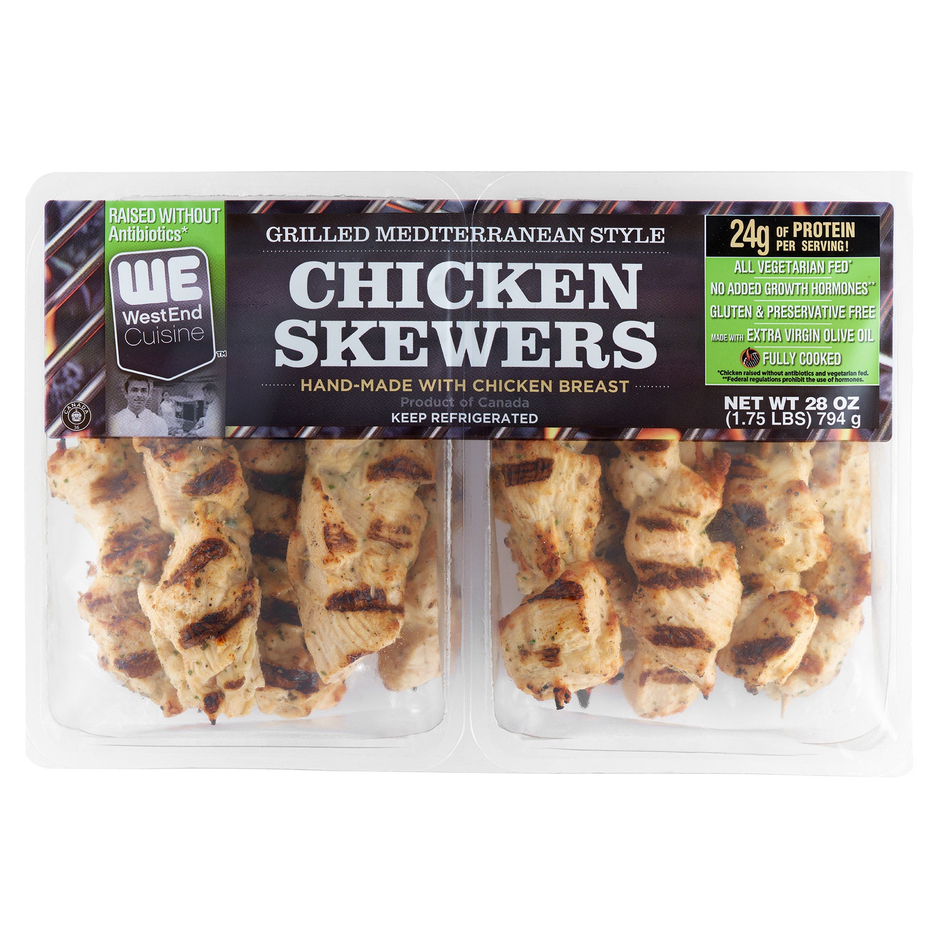 Grilled Chicken Skewers
