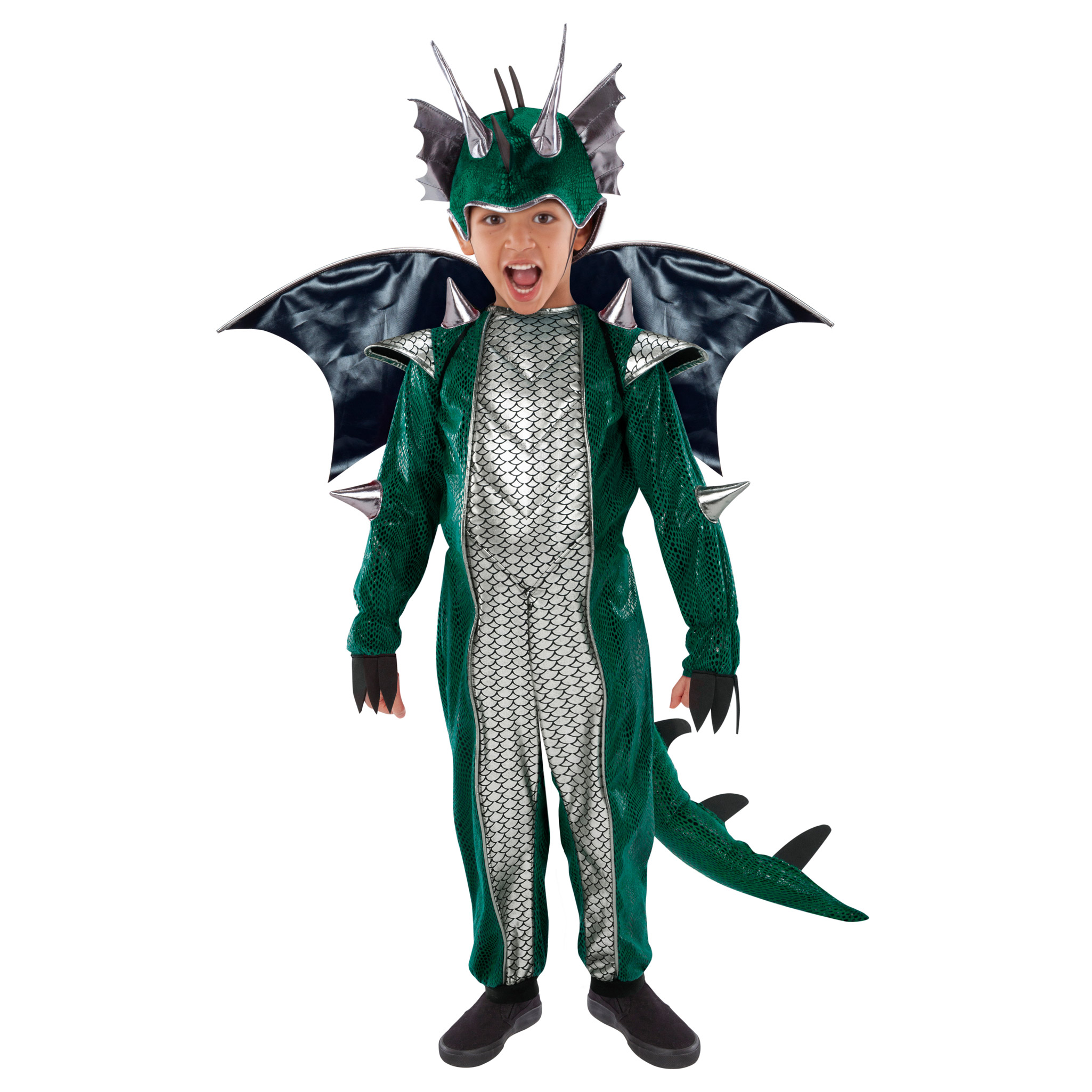 Teetot Dragon Green Child Costume Costco