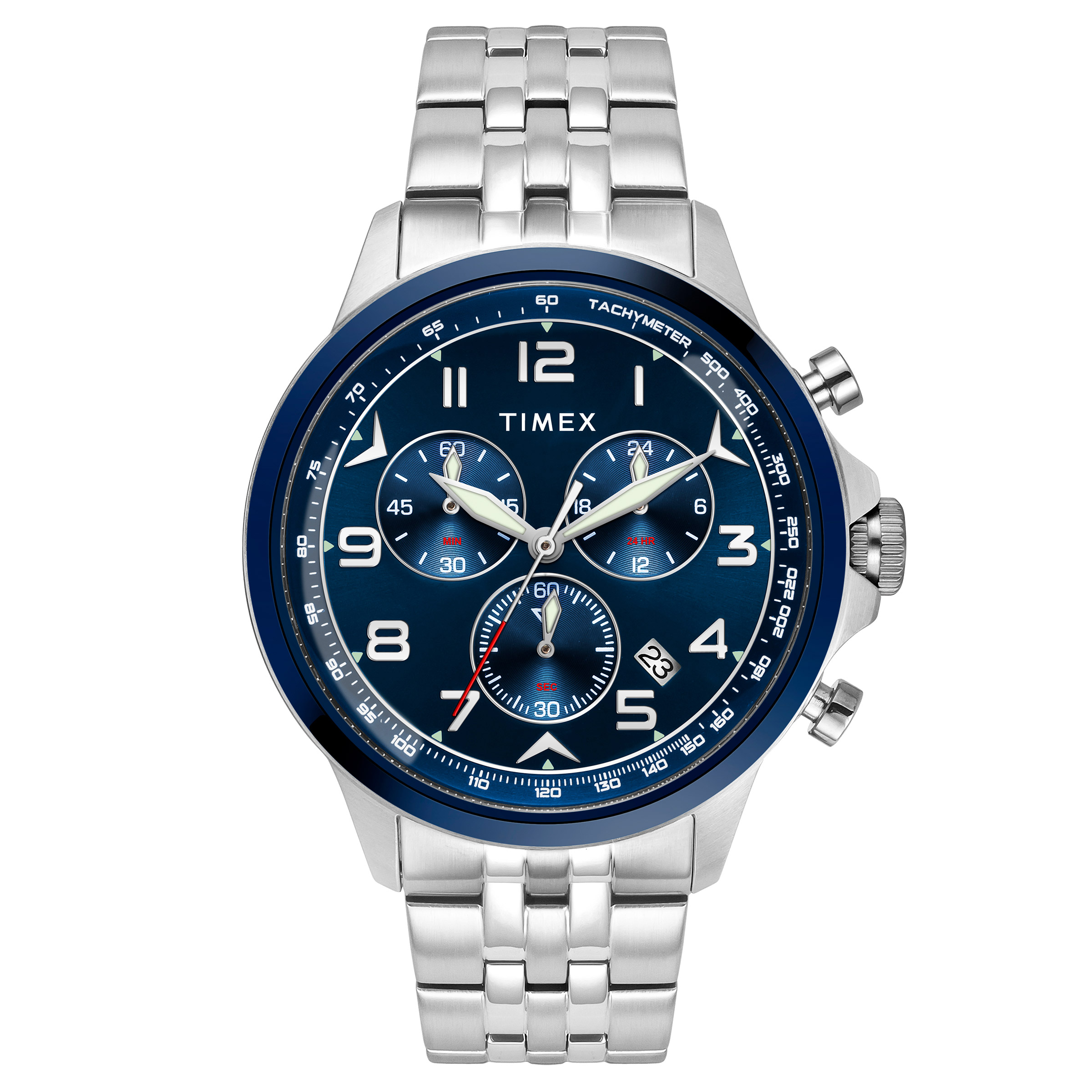 Timex Charge Blue Dial Men's Watch