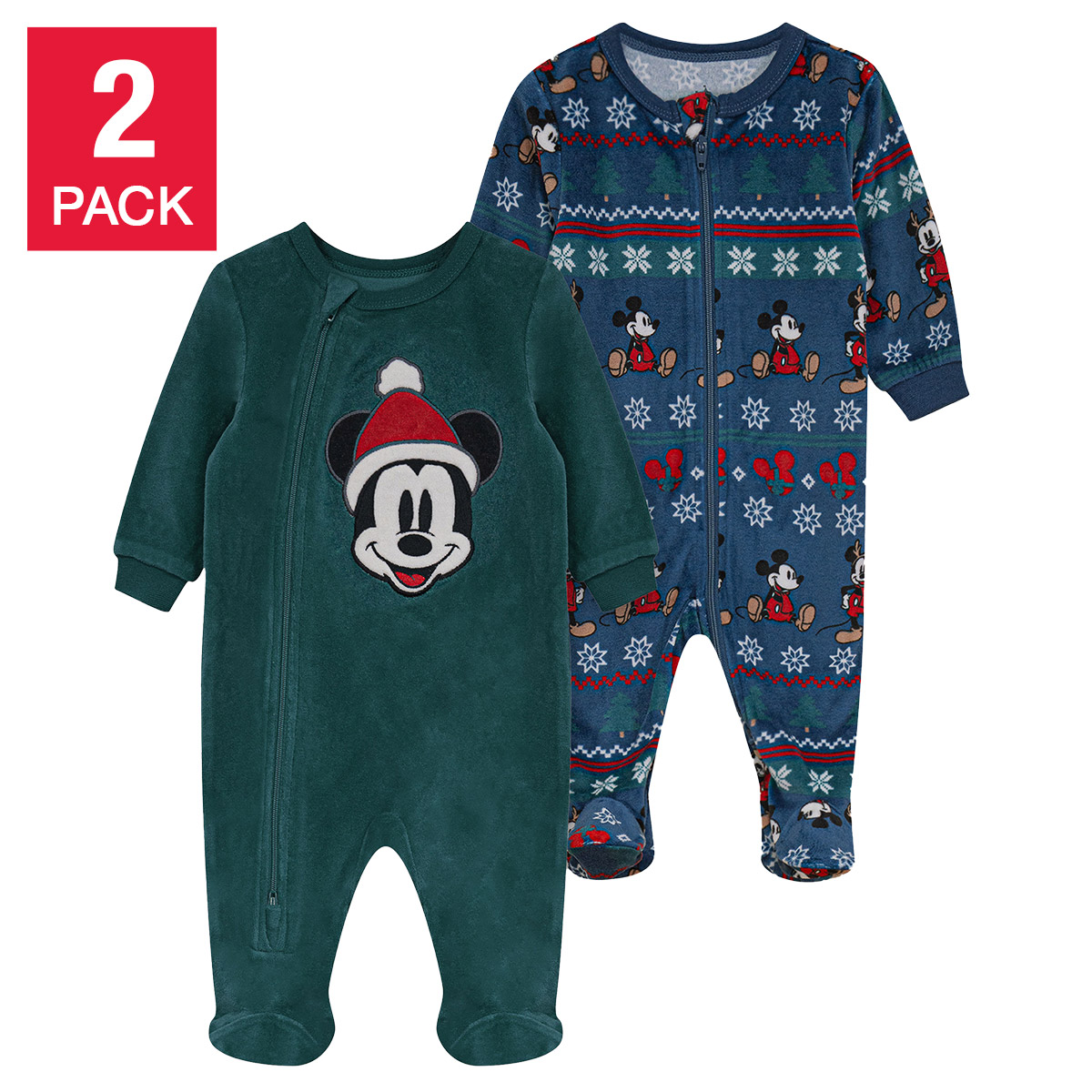 Disney Velour Sleeper, 2-pack