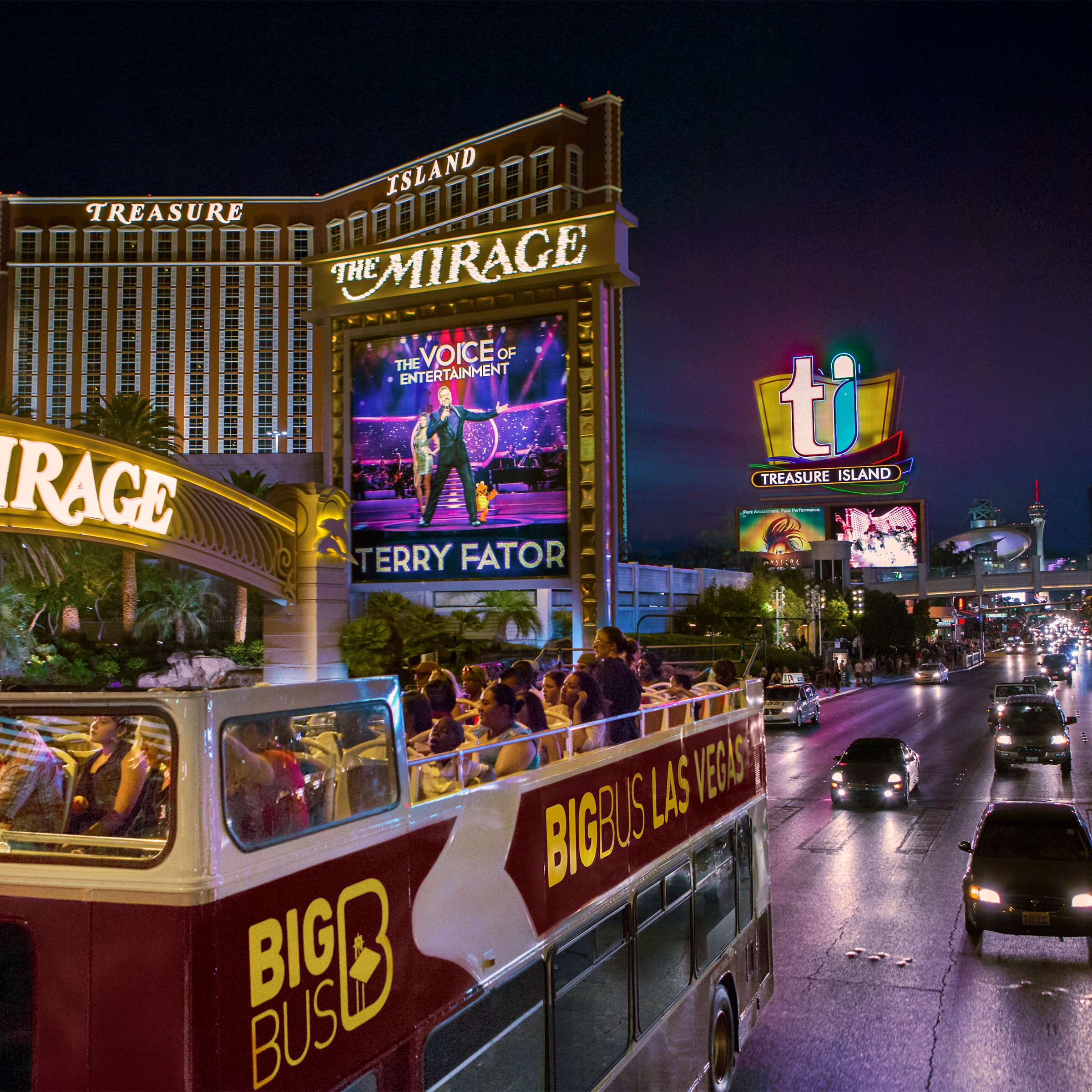 Big Bus Las Vegas 2 Hour Night Tour