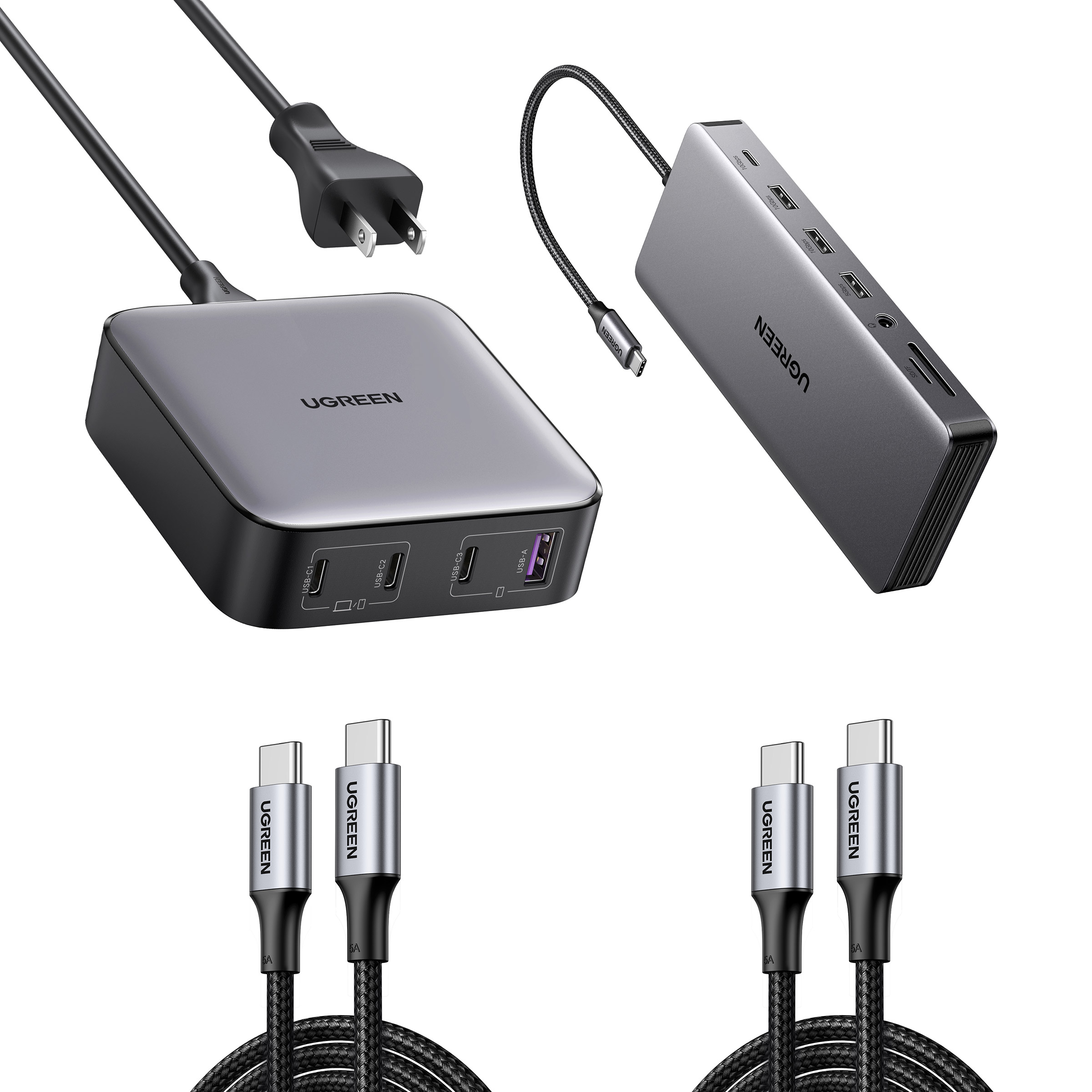 Ugreen Nexode 100 W Desktop Charger with RevodokPro 13-in-1 Docking