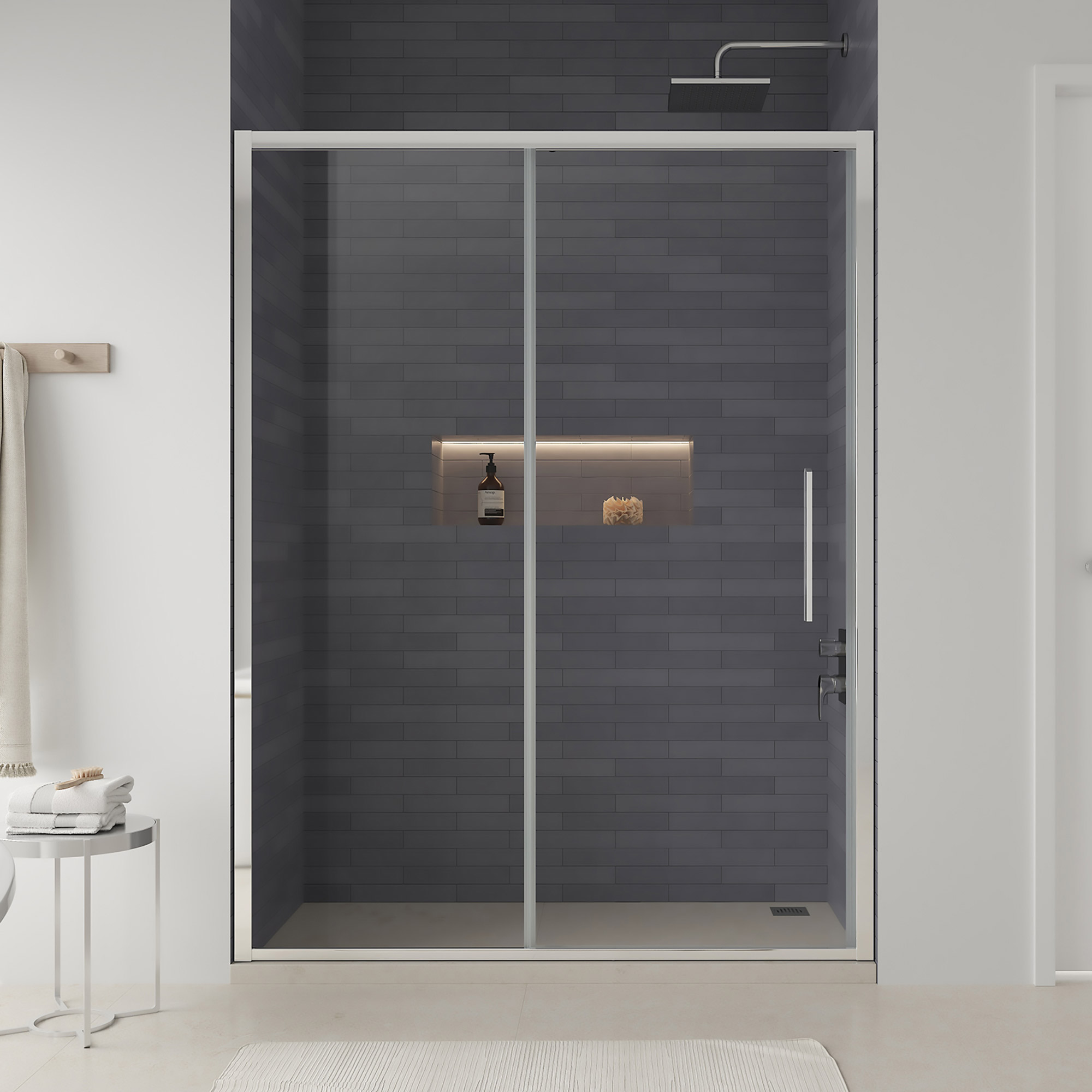 OVE Decors Dina Sliding Alcove Shower Door