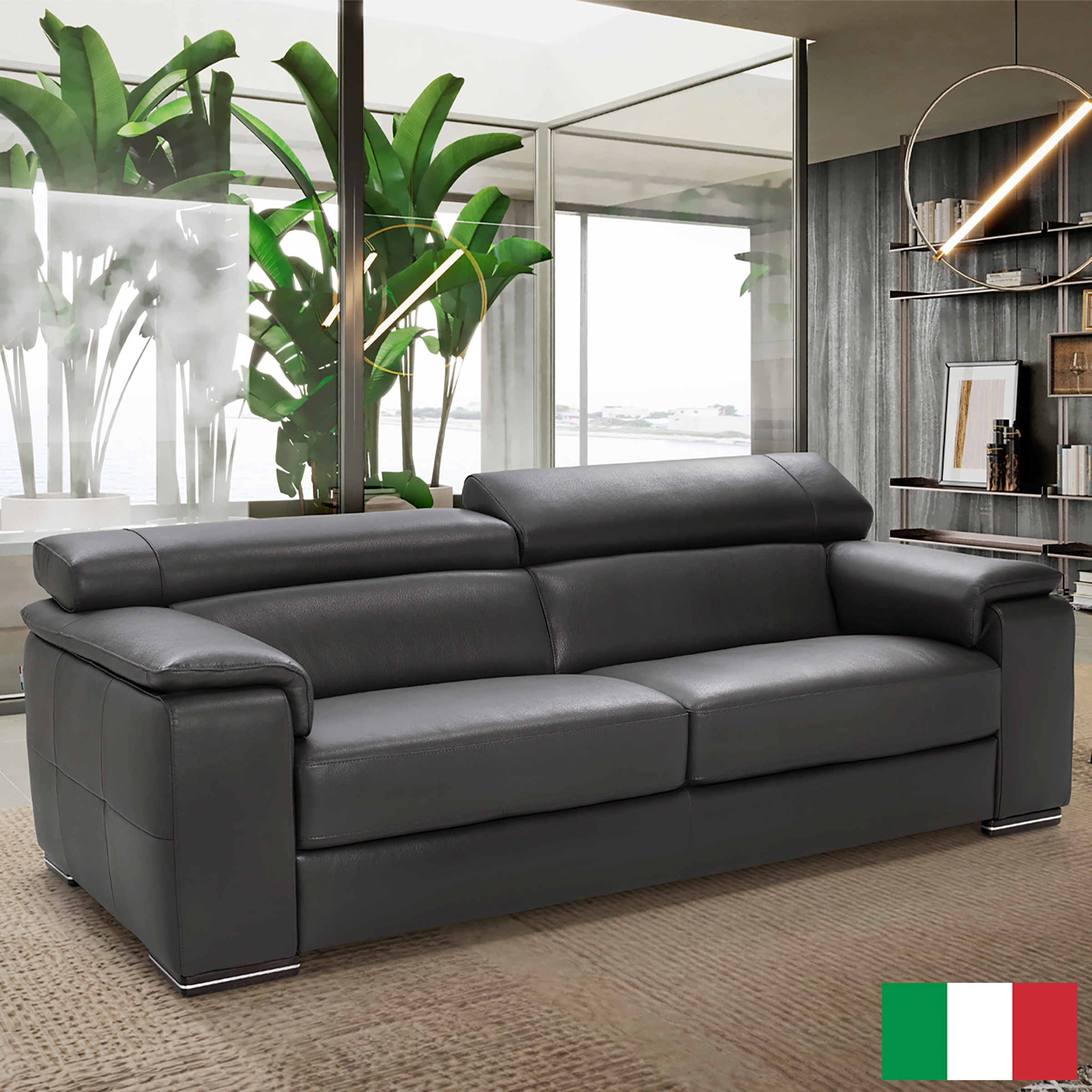 Magnum Top Grain Leather Sofa
